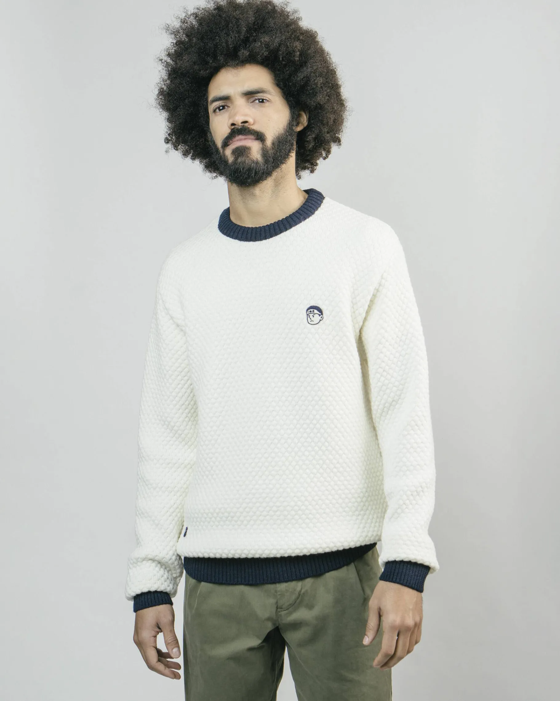 Akito Ecru Pullover-Brava Fabrics Discount