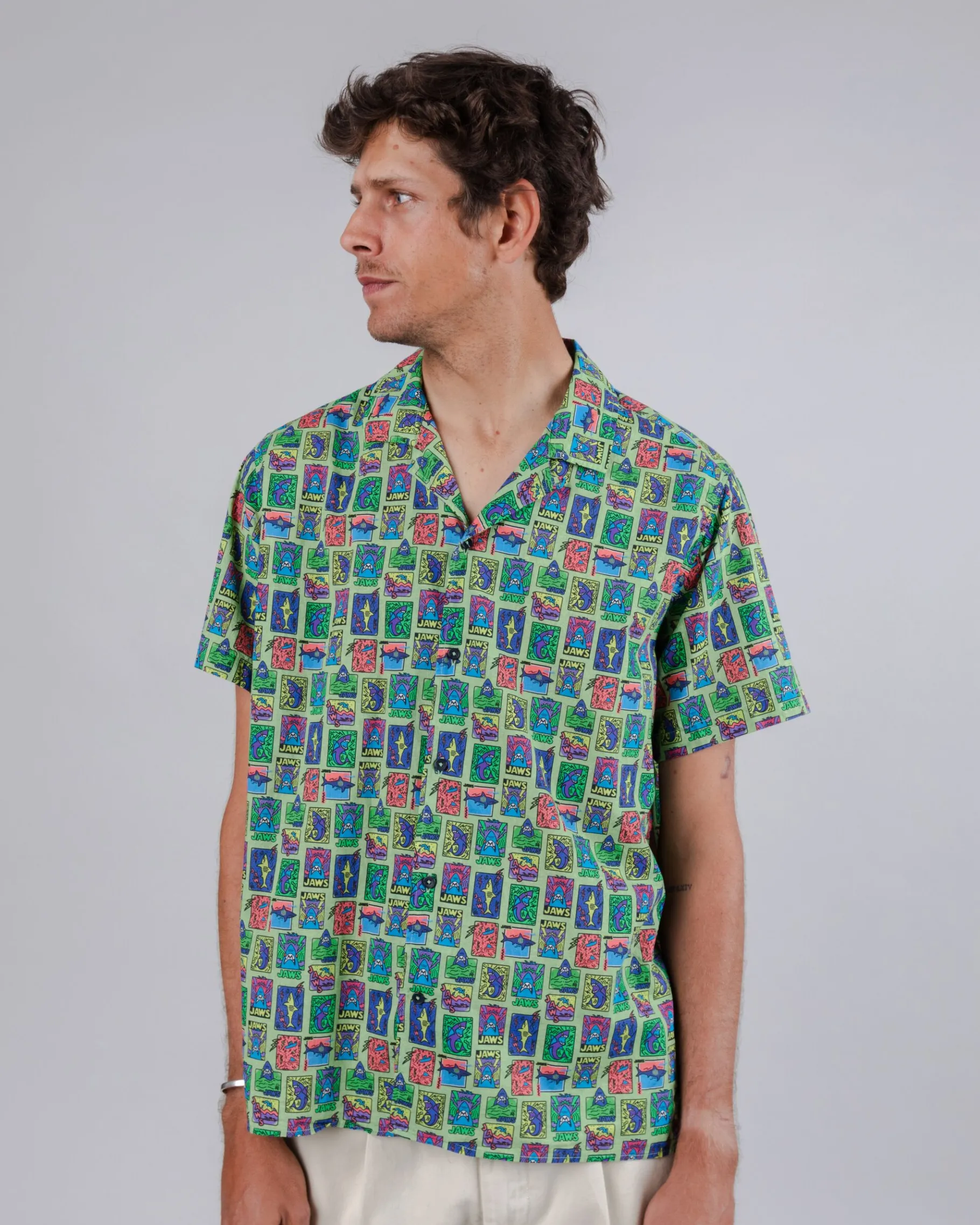 Aloha Shirt Jaws Mehrfarbig-Brava Fabrics Flash Sale