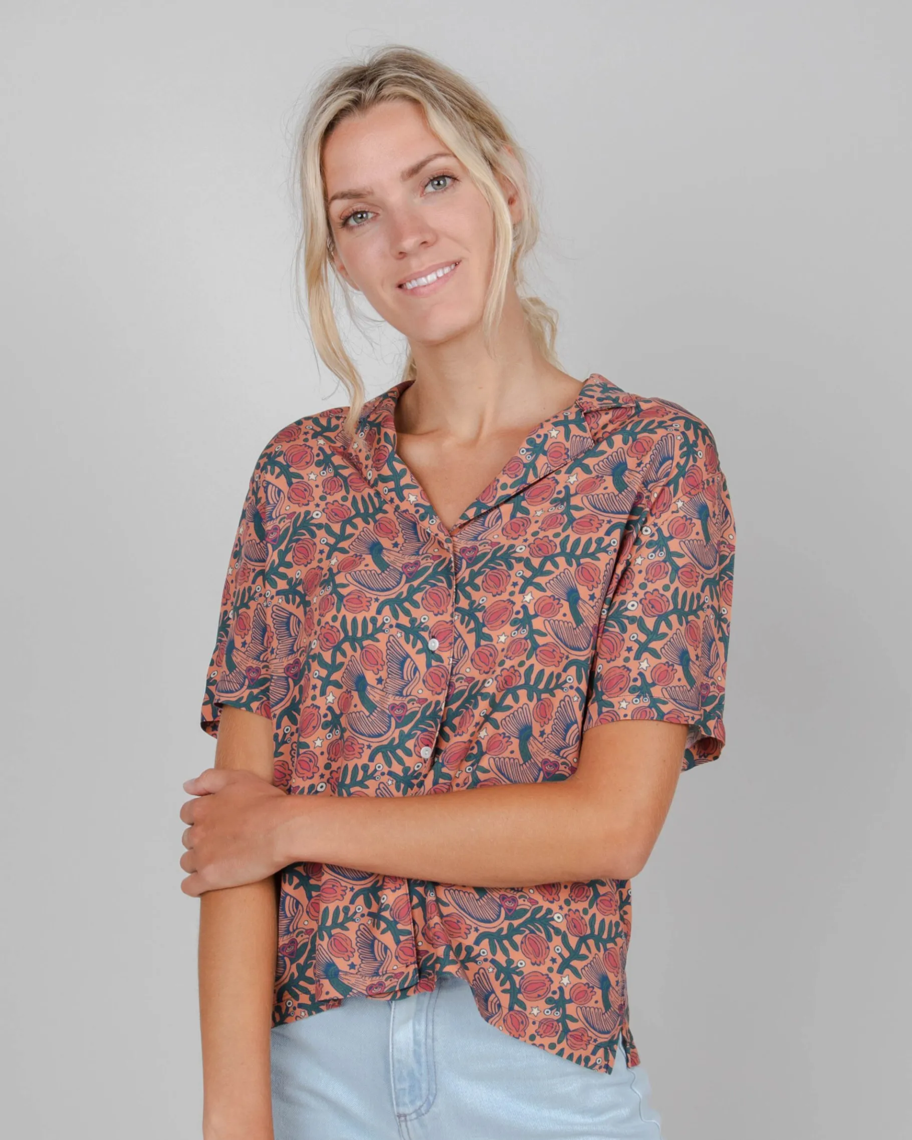 Asis Percales Passerine Aloha Bluse-Brava Fabrics Discount