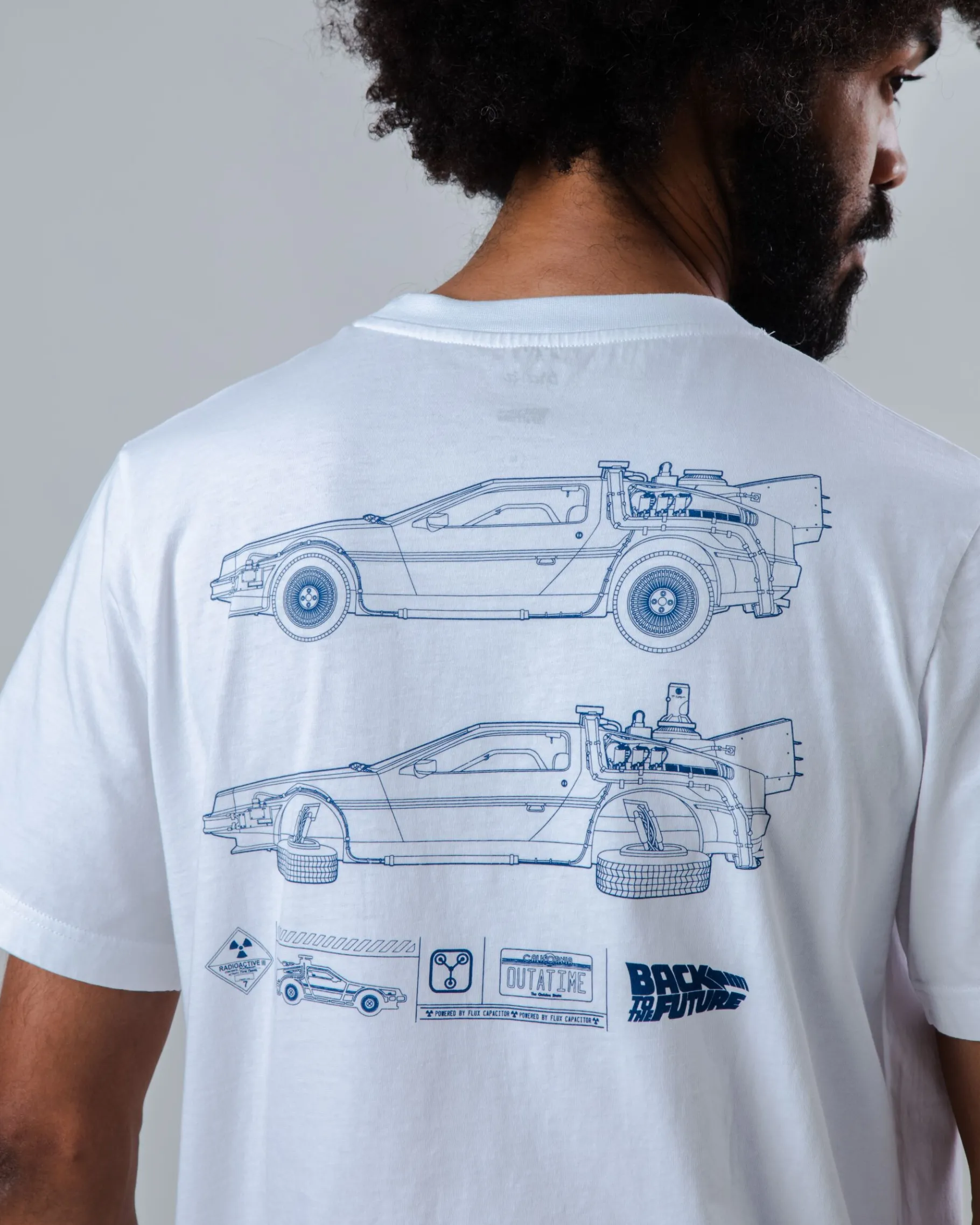 BTTF Blueprint T-Shirt Ecru-Brava Fabrics Best Sale