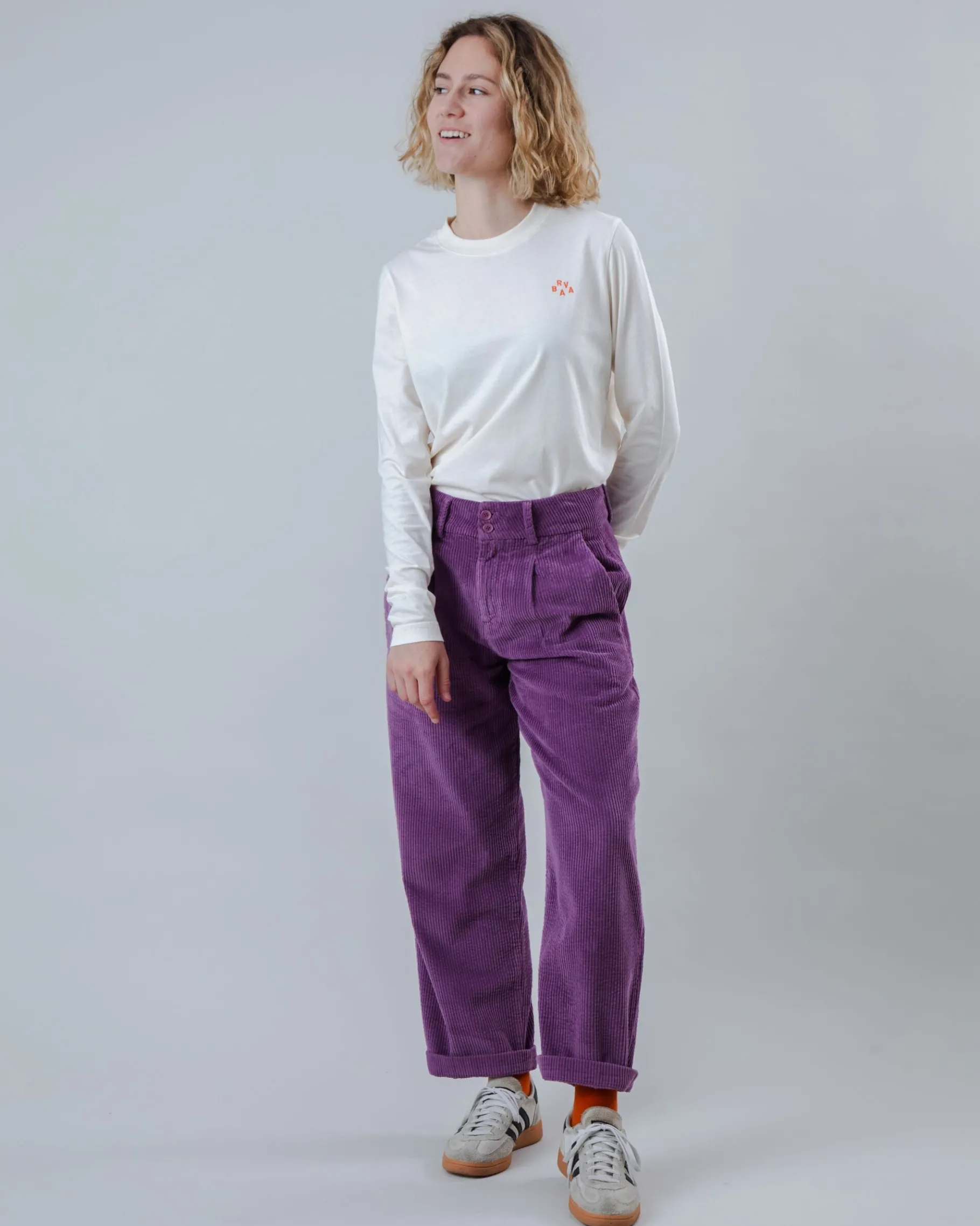 Cordhose mit Falten Orchid-Brava Fabrics Cheap