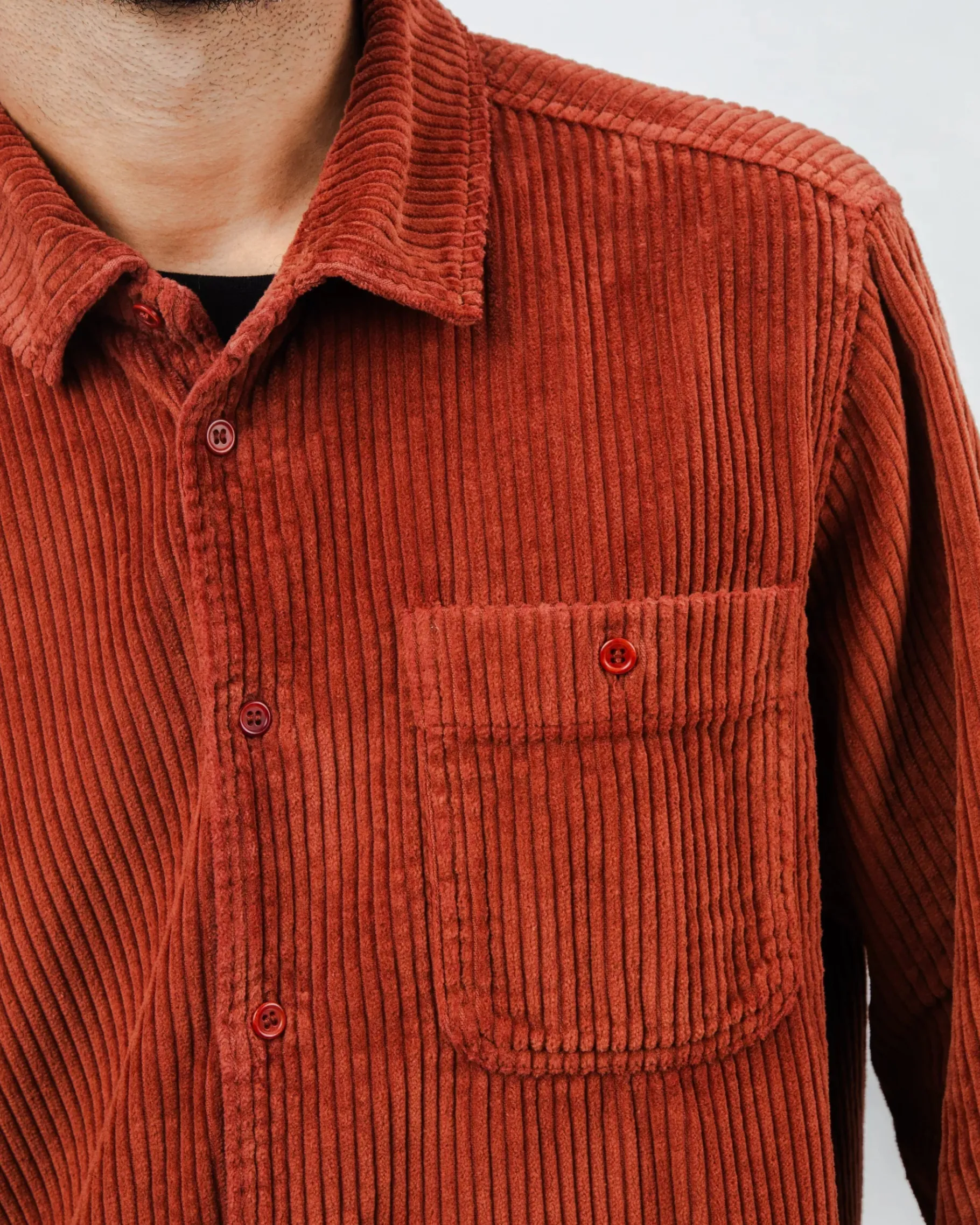 Corduroy Overshirt Copper-Brava Fabrics Online