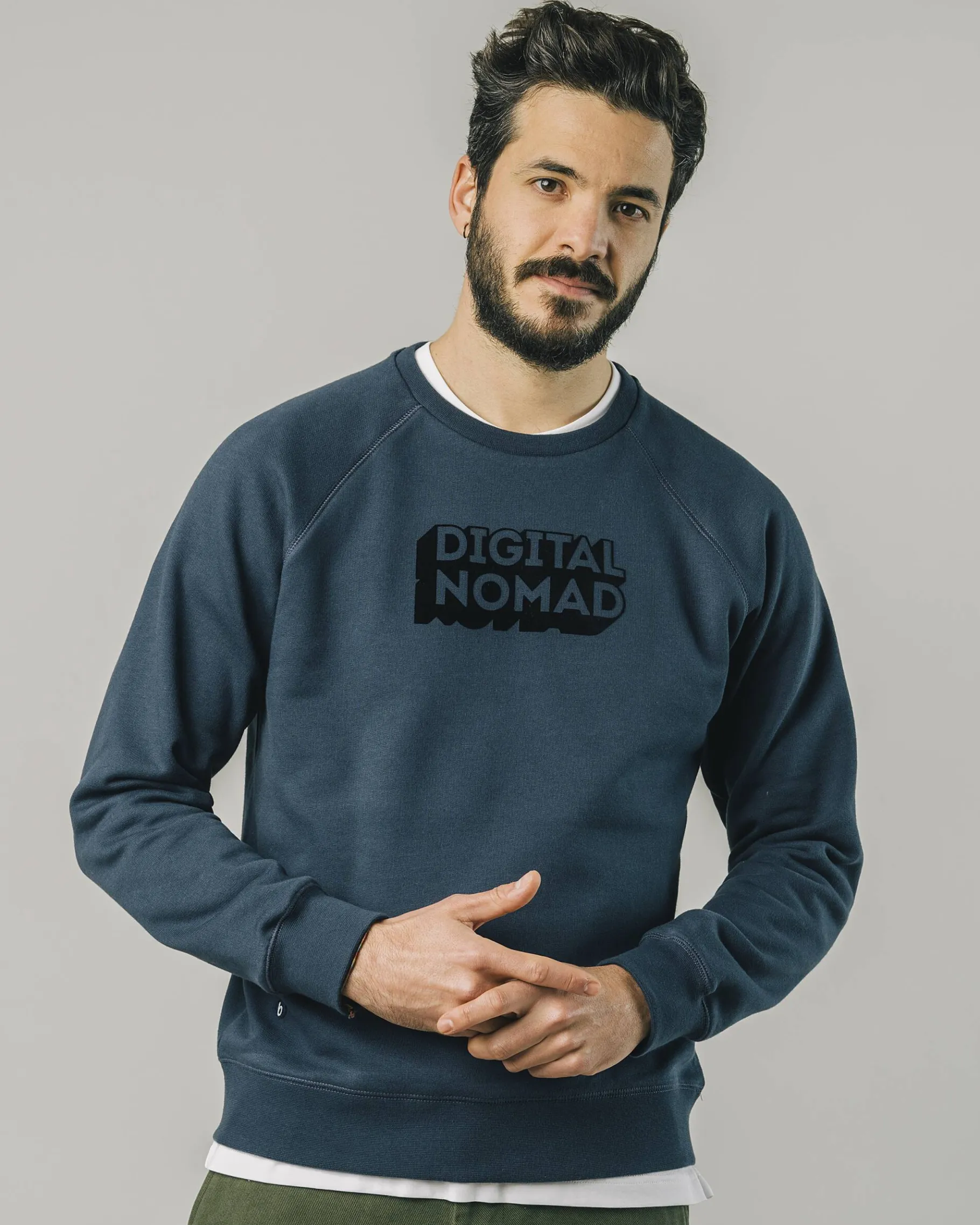 Digital Nomad Sweatshirt Indigo-Brava Fabrics Best