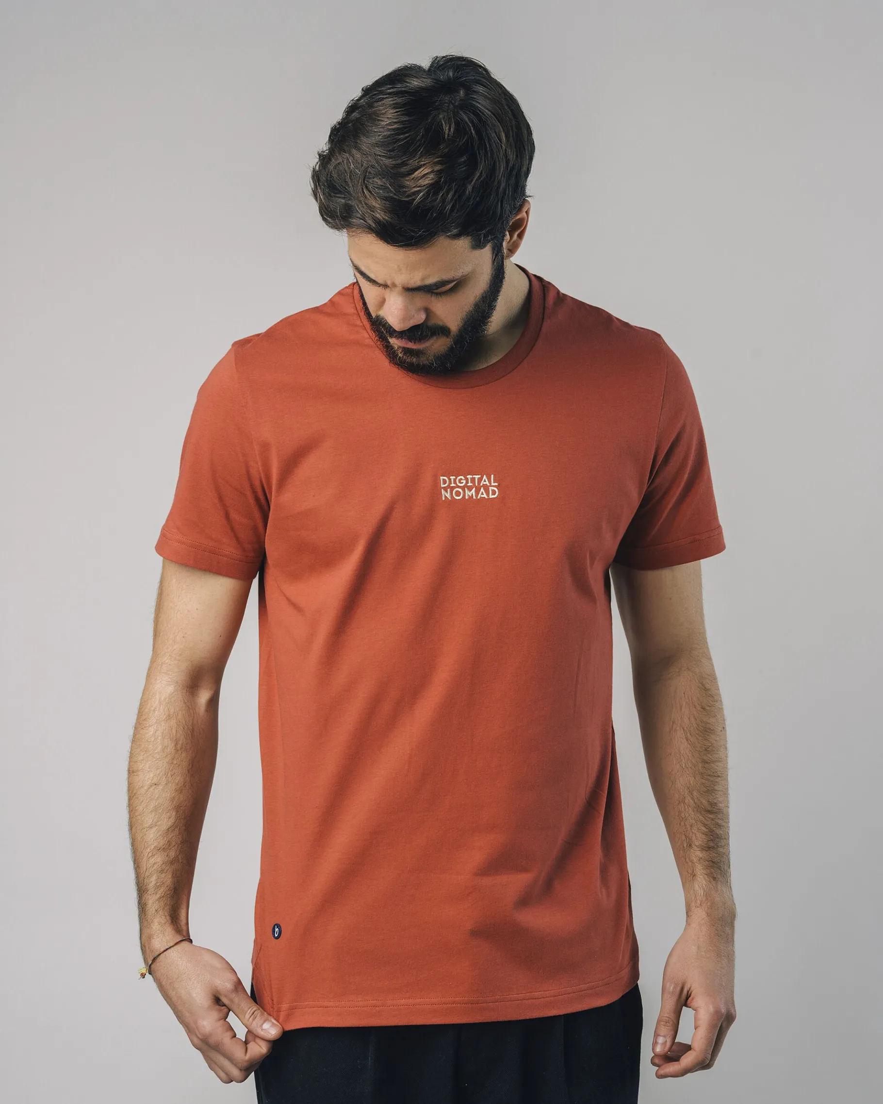 Digital Nomad T-Shirt Terracota-Brava Fabrics Flash Sale