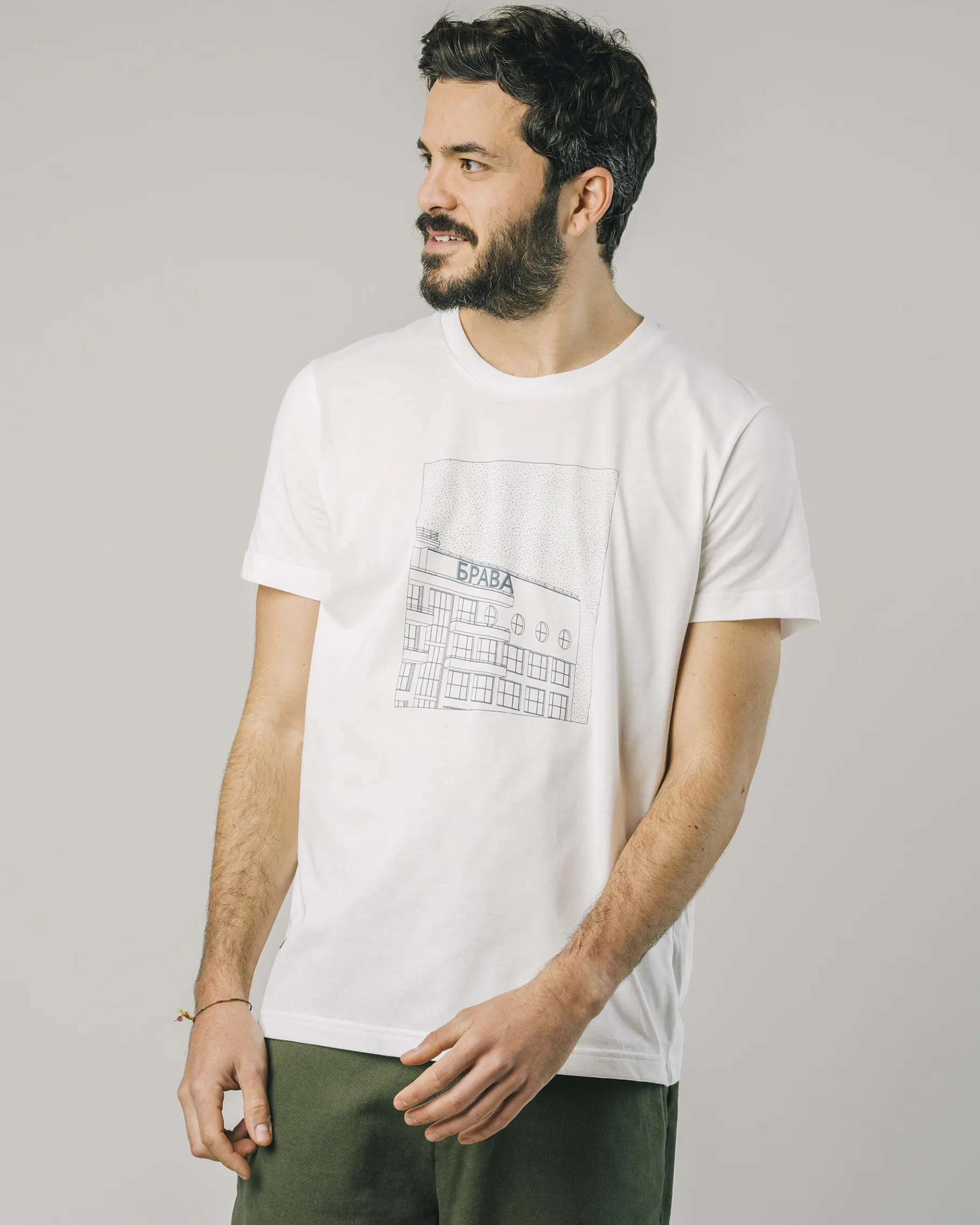 District T-Shirt White-Brava Fabrics Outlet