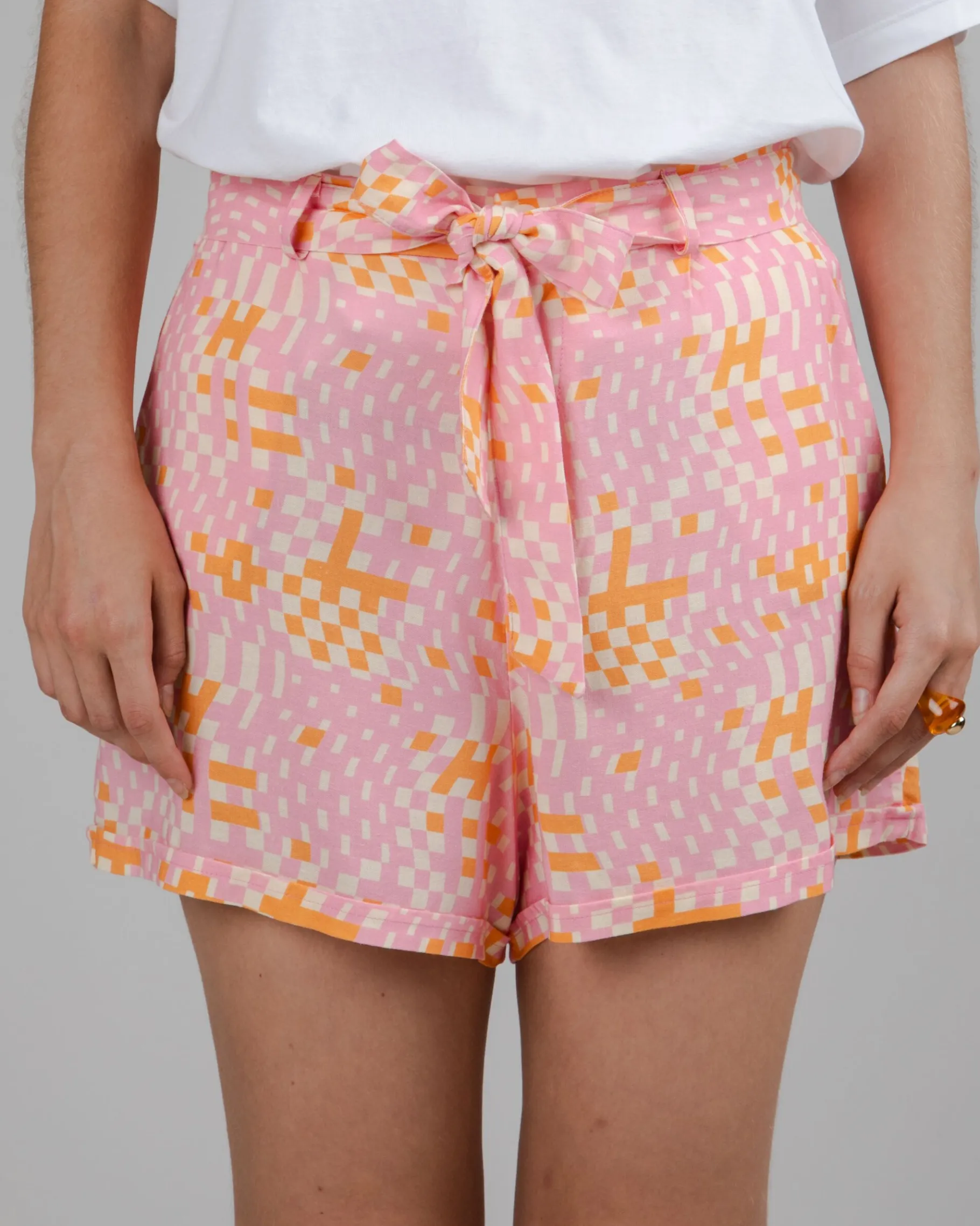 Dizzy Shorts mit Gürtel Rose-Brava Fabrics Clearance