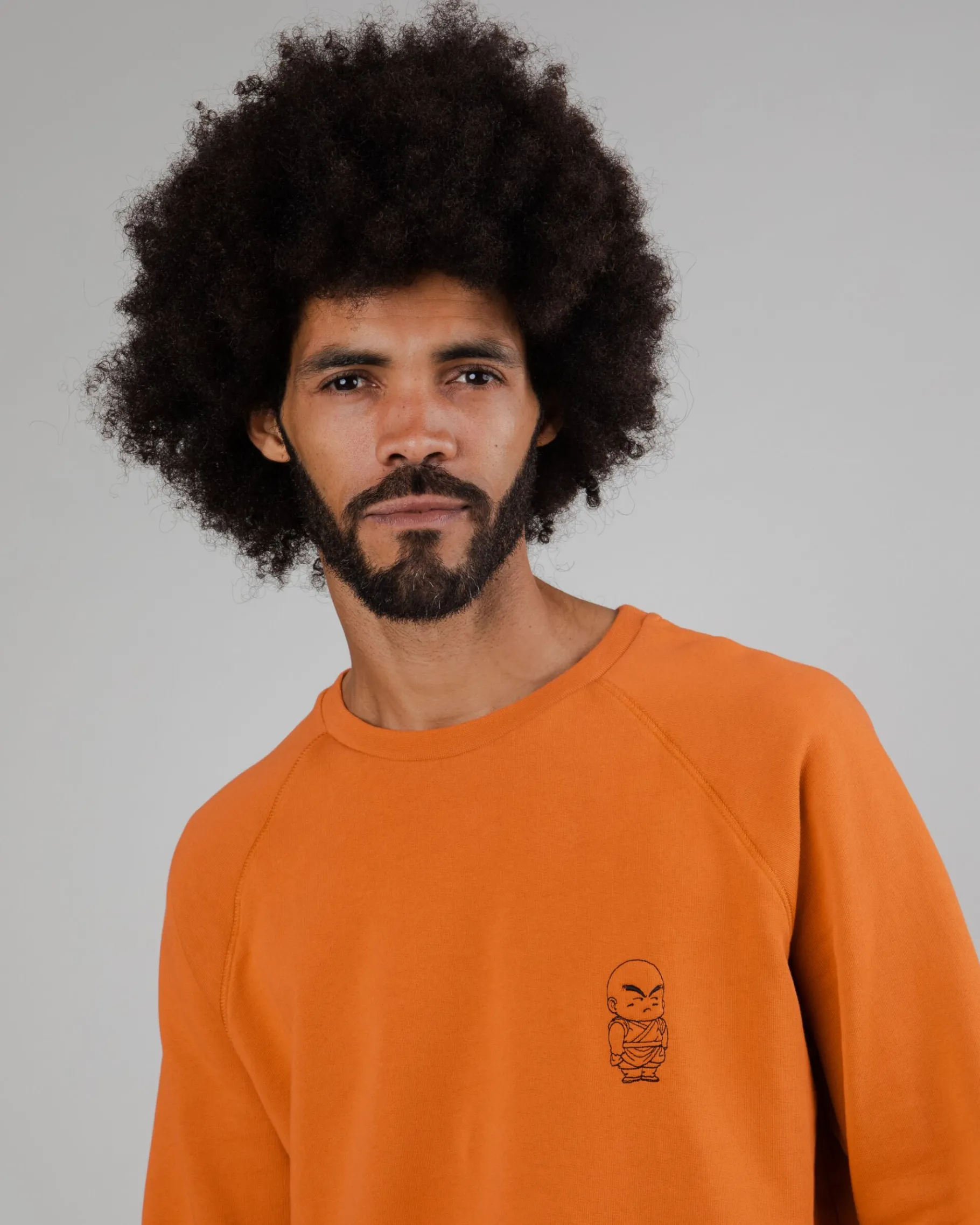 Dragon Ball Krillin Sweatshirt Orange-Brava Fabrics Shop