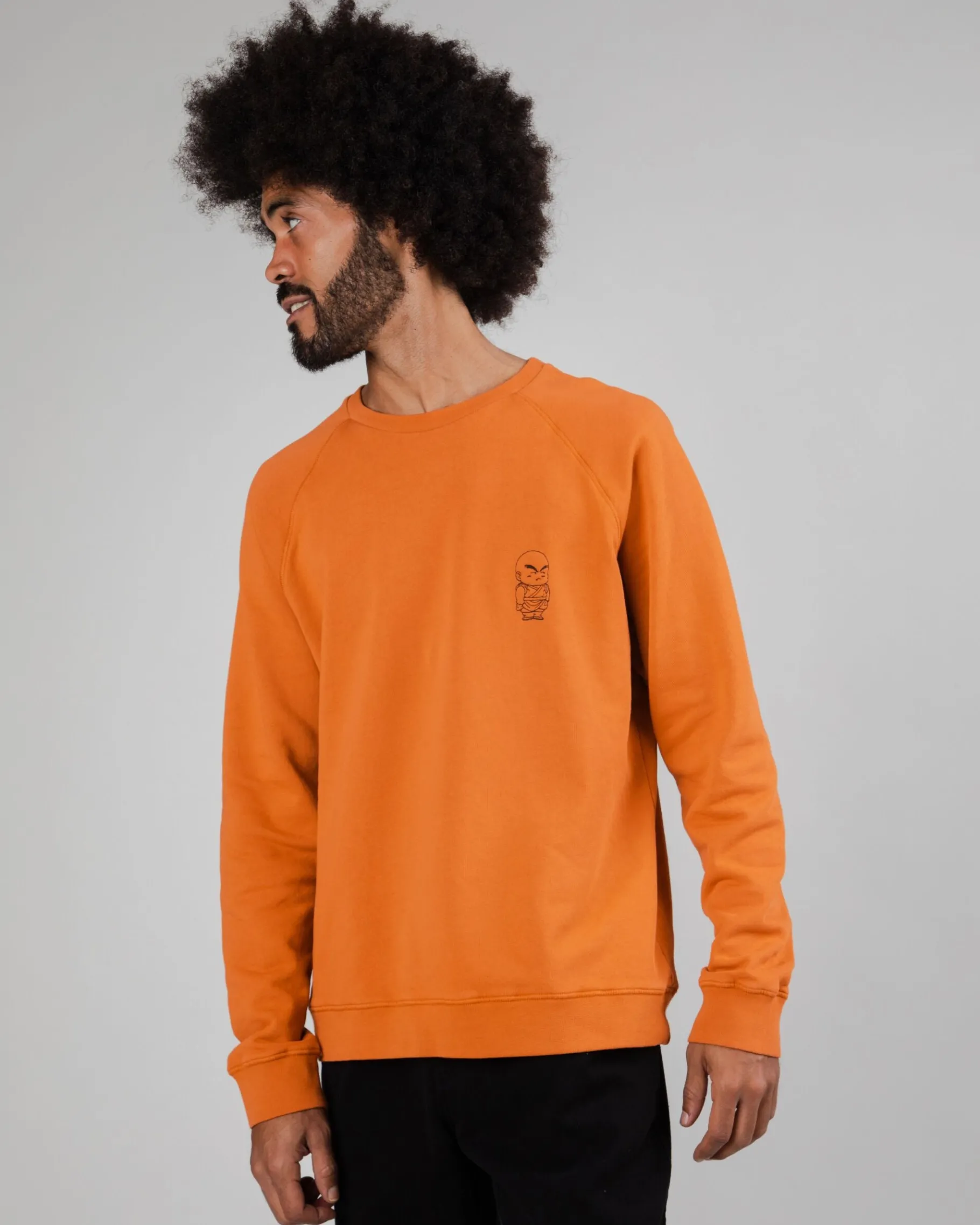 Dragon Ball Krillin Sweatshirt Orange-Brava Fabrics Shop