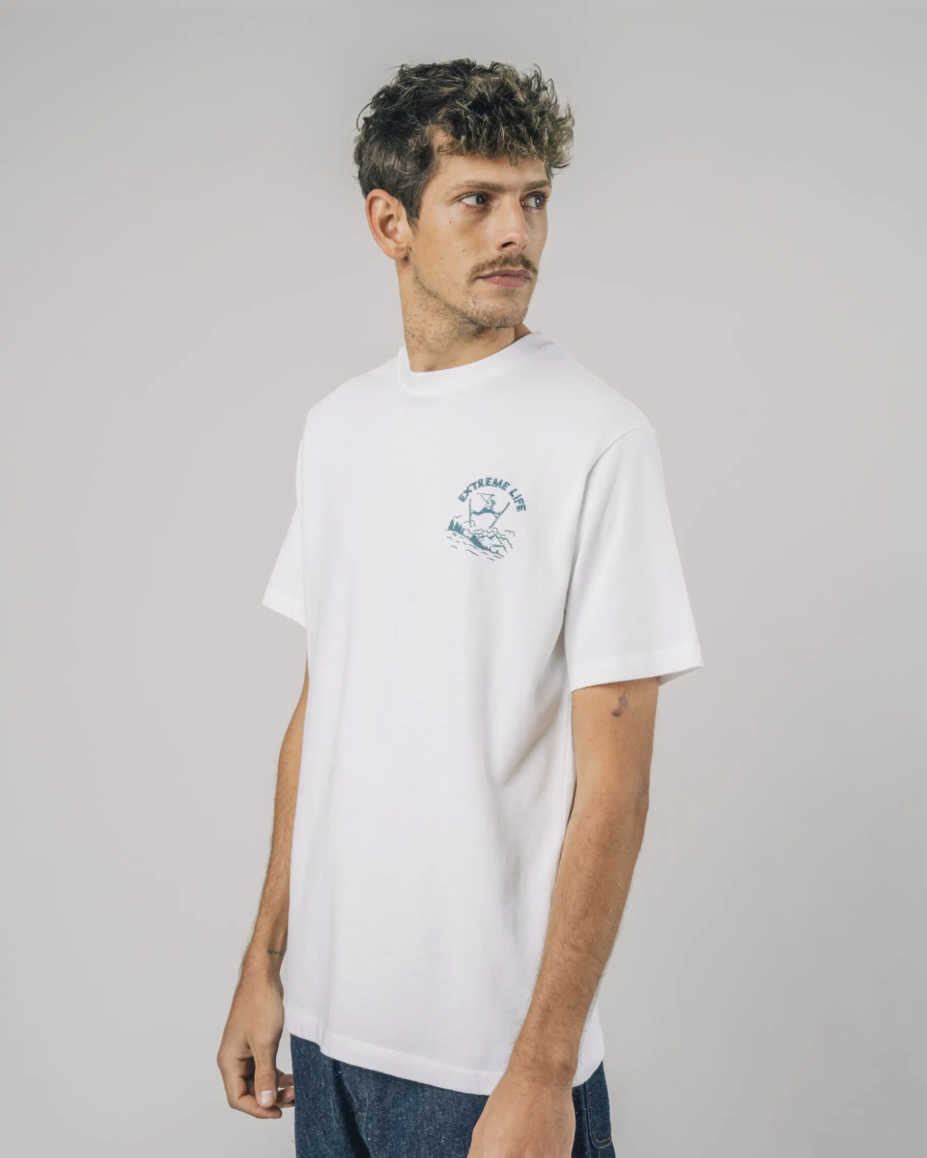 Extreme Life T-Shirt White-Brava Fabrics Hot