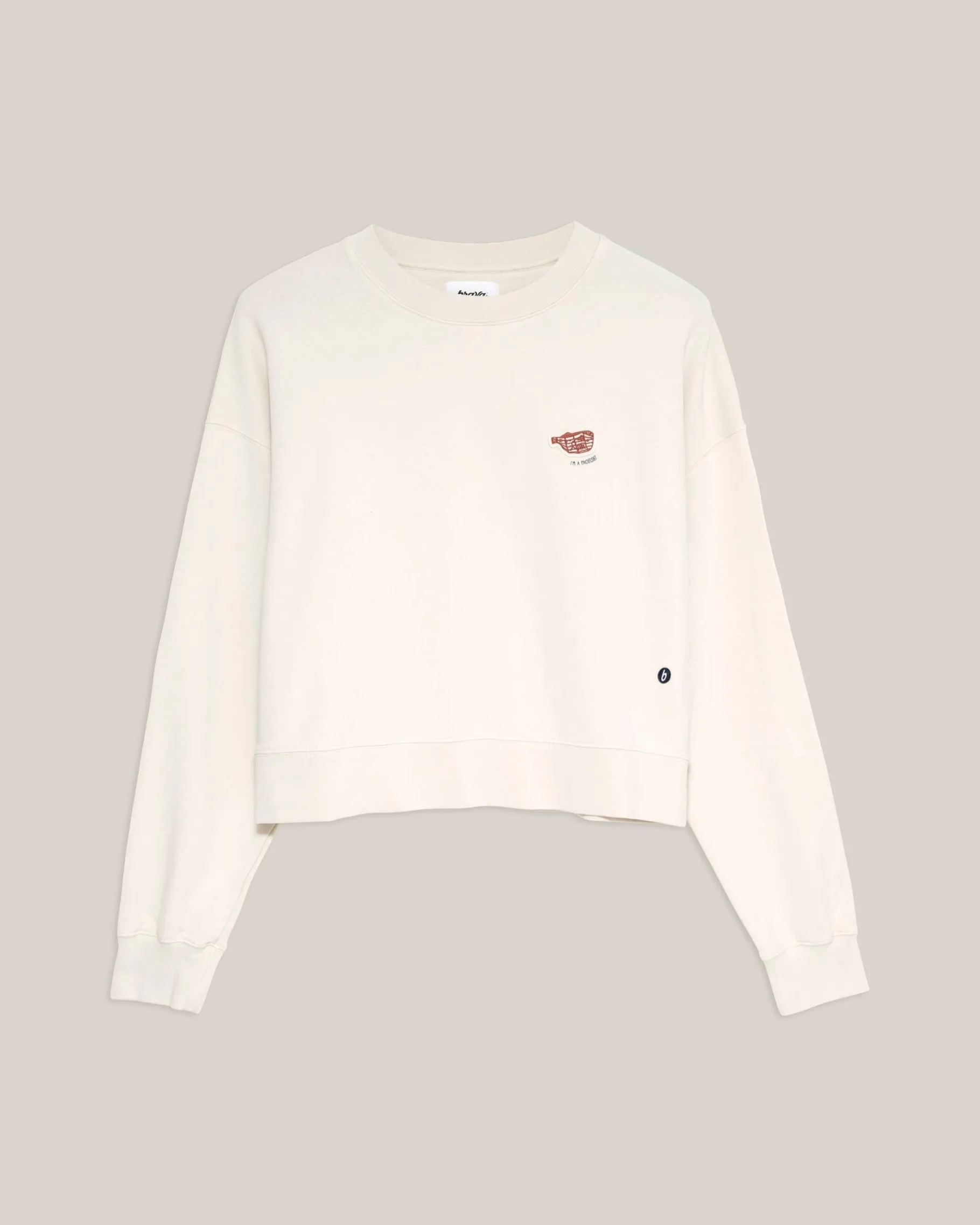 Fugu Ecru Sweatshirt-Brava Fabrics New