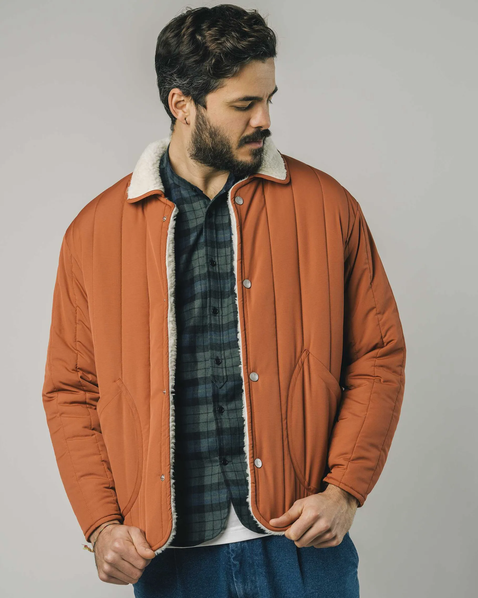 Gefütterte Jacke Burnt Orange-Brava Fabrics Best Sale