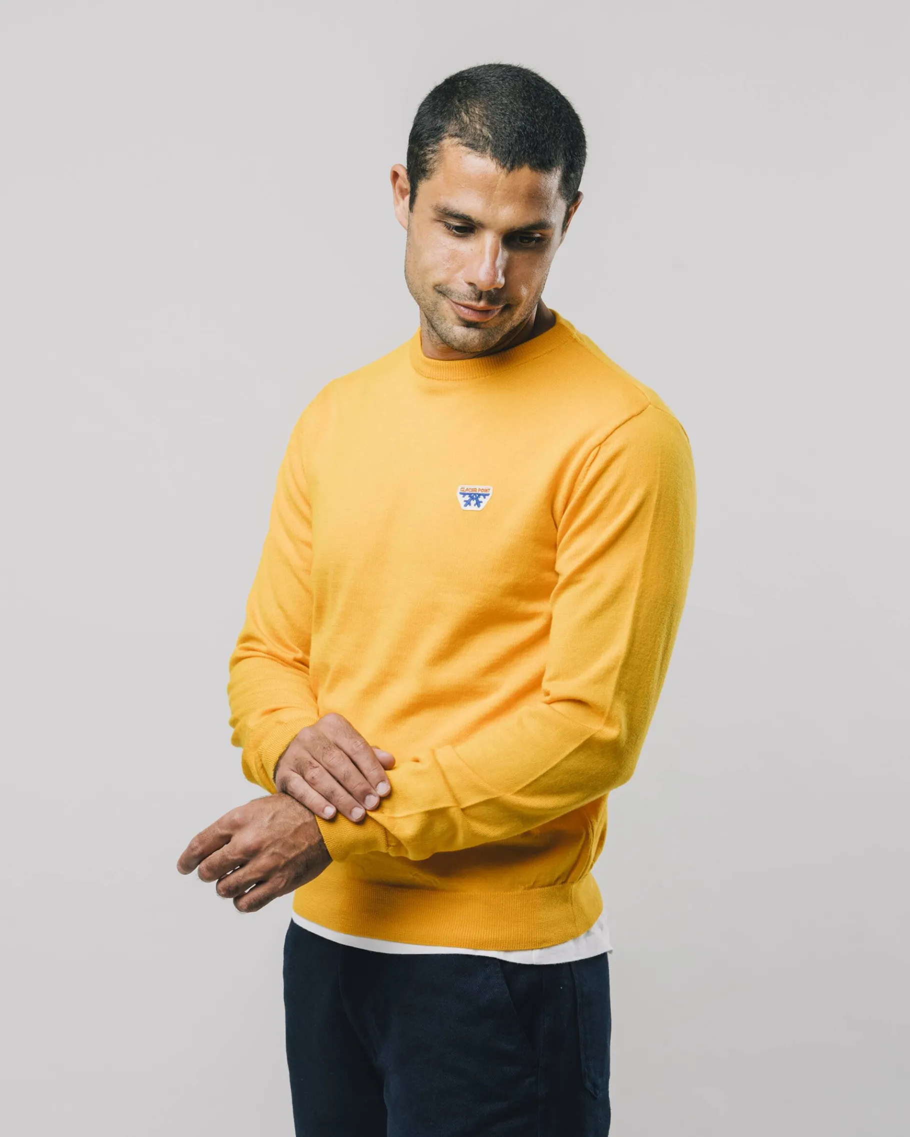 Glacier Point Saffron Pullover-Brava Fabrics Cheap