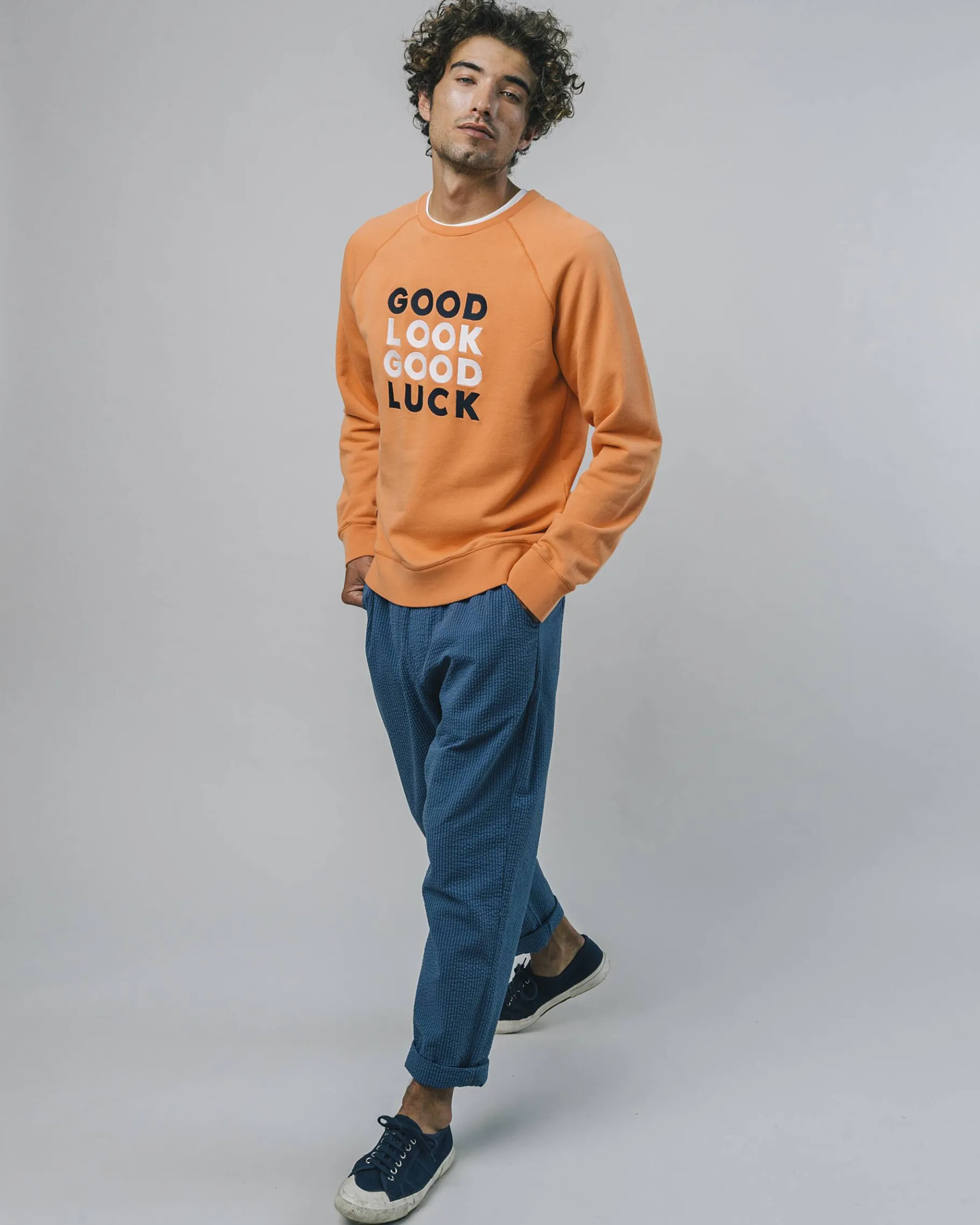 Good Luck Sweatshirt-Brava Fabrics New