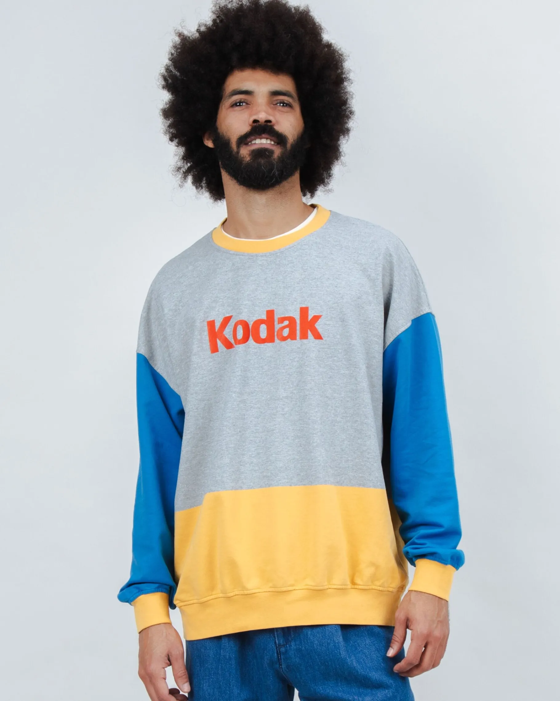 Kodak Block Oversize Sweatshirt-Brava Fabrics Shop