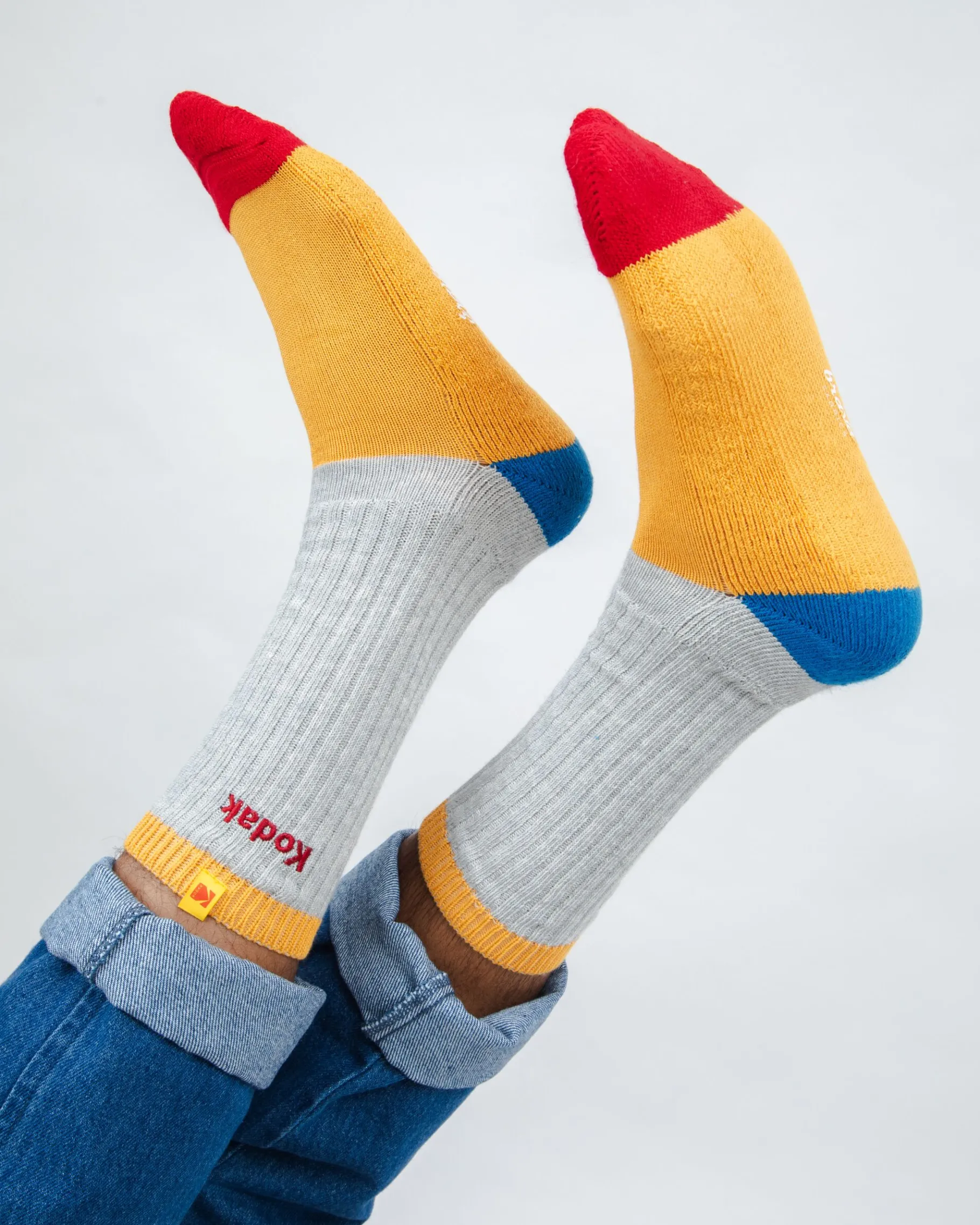 Kodak Block Ribbed Socks-Brava Fabrics Shop