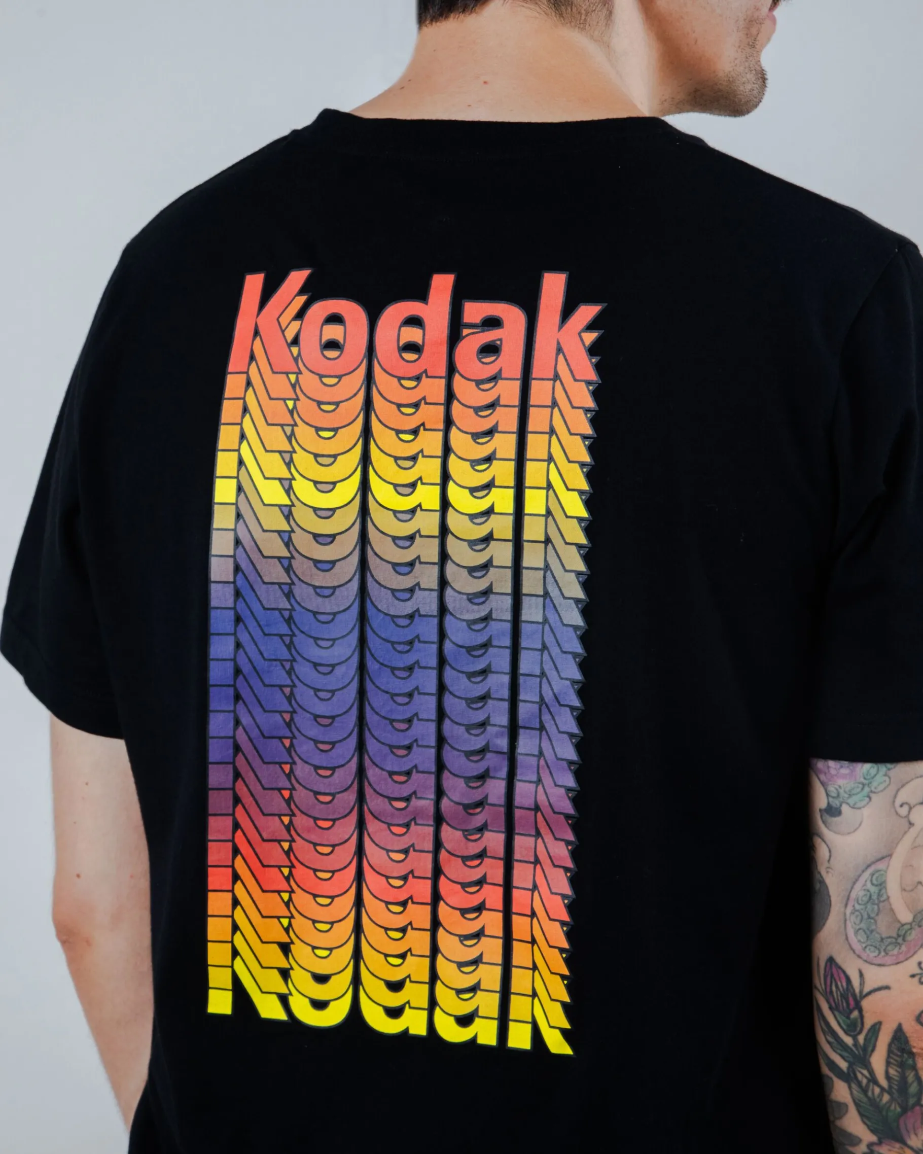 Kodak Color T-shirt Black-Brava Fabrics Fashion