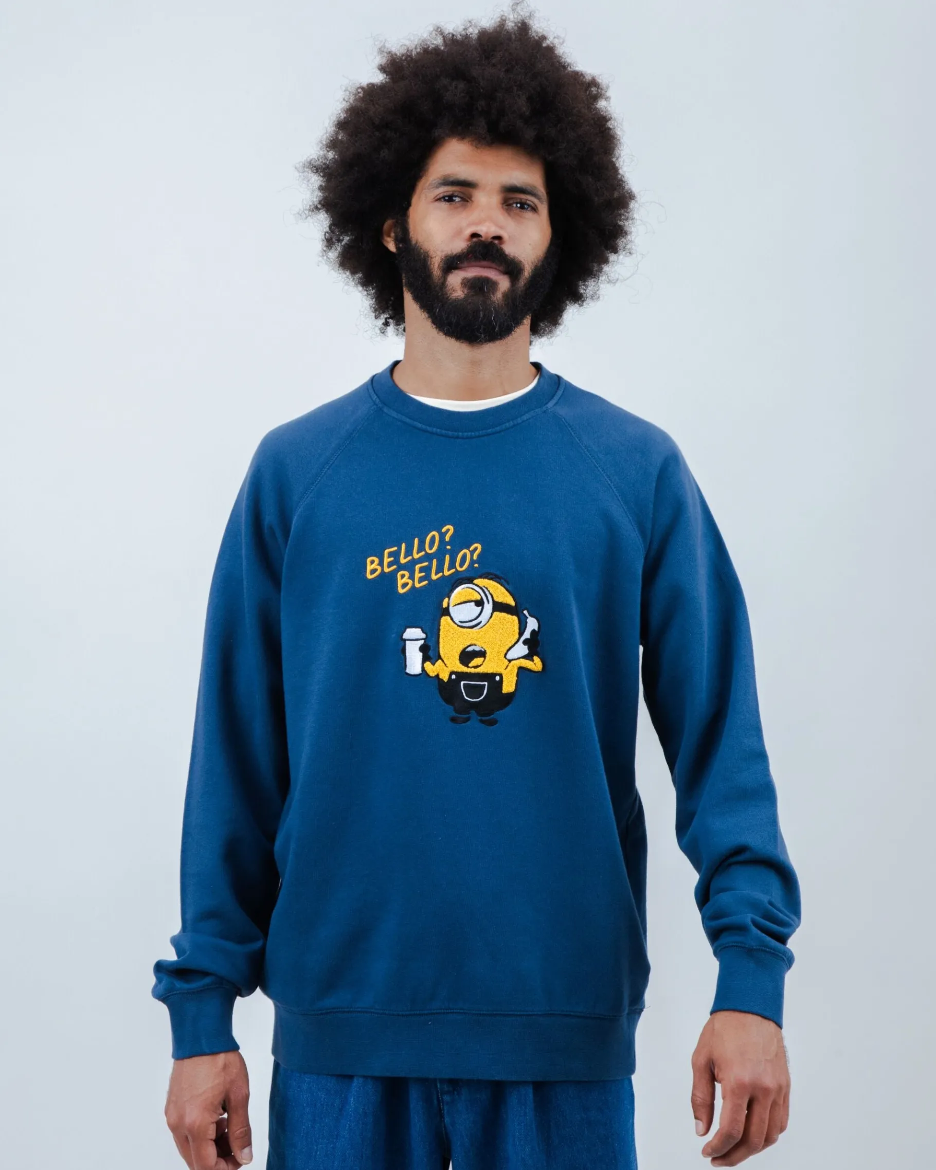 Minions Bello Bello Sweatshirt Blau-Brava Fabrics Best