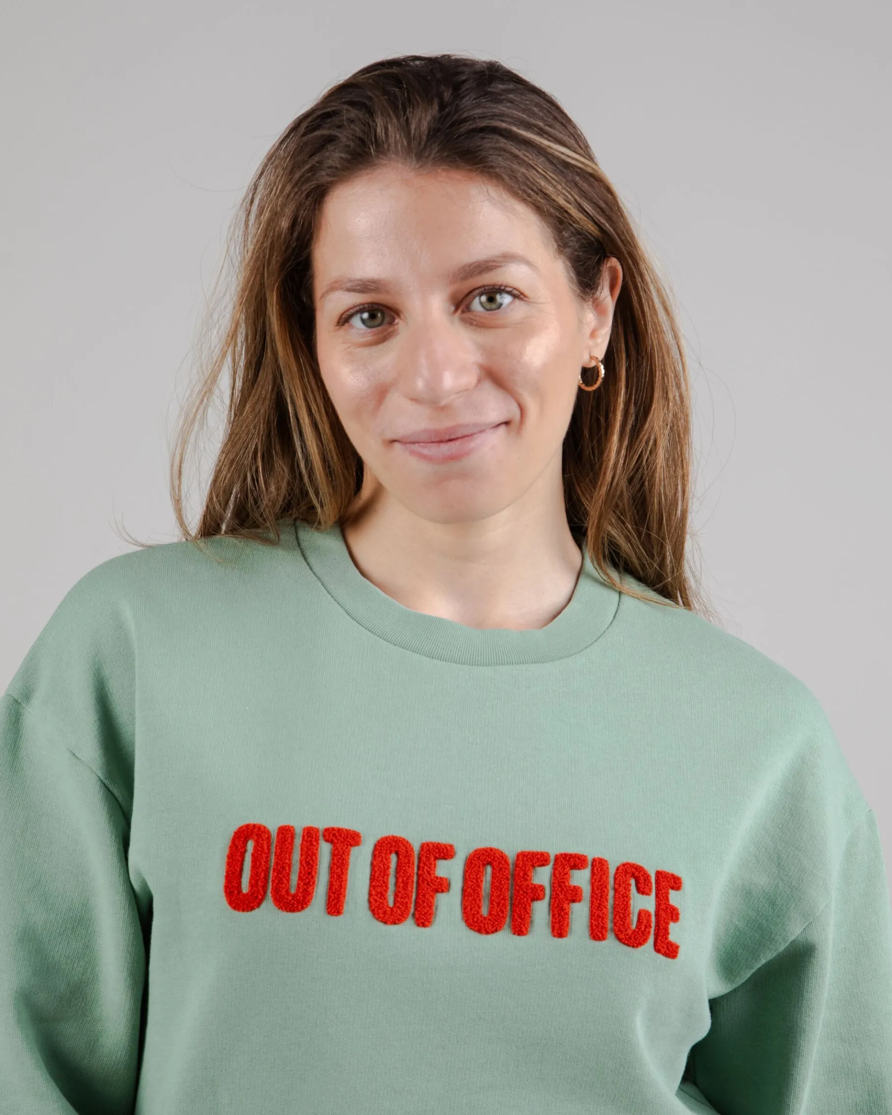 Out of Office Sweatshirt Mint-Brava Fabrics Sale