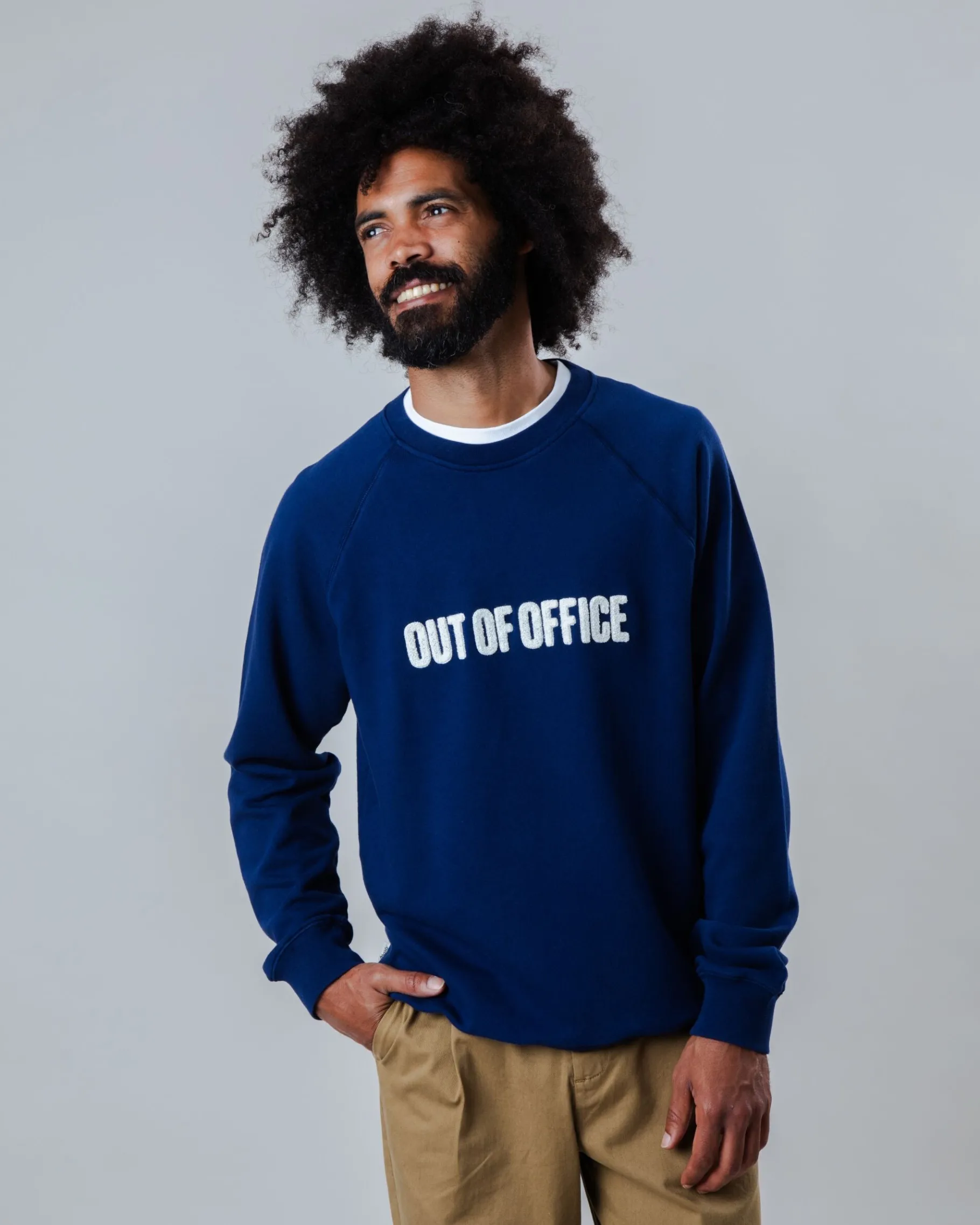 Out of Office Sweatshirt Navy-Brava Fabrics Cheap