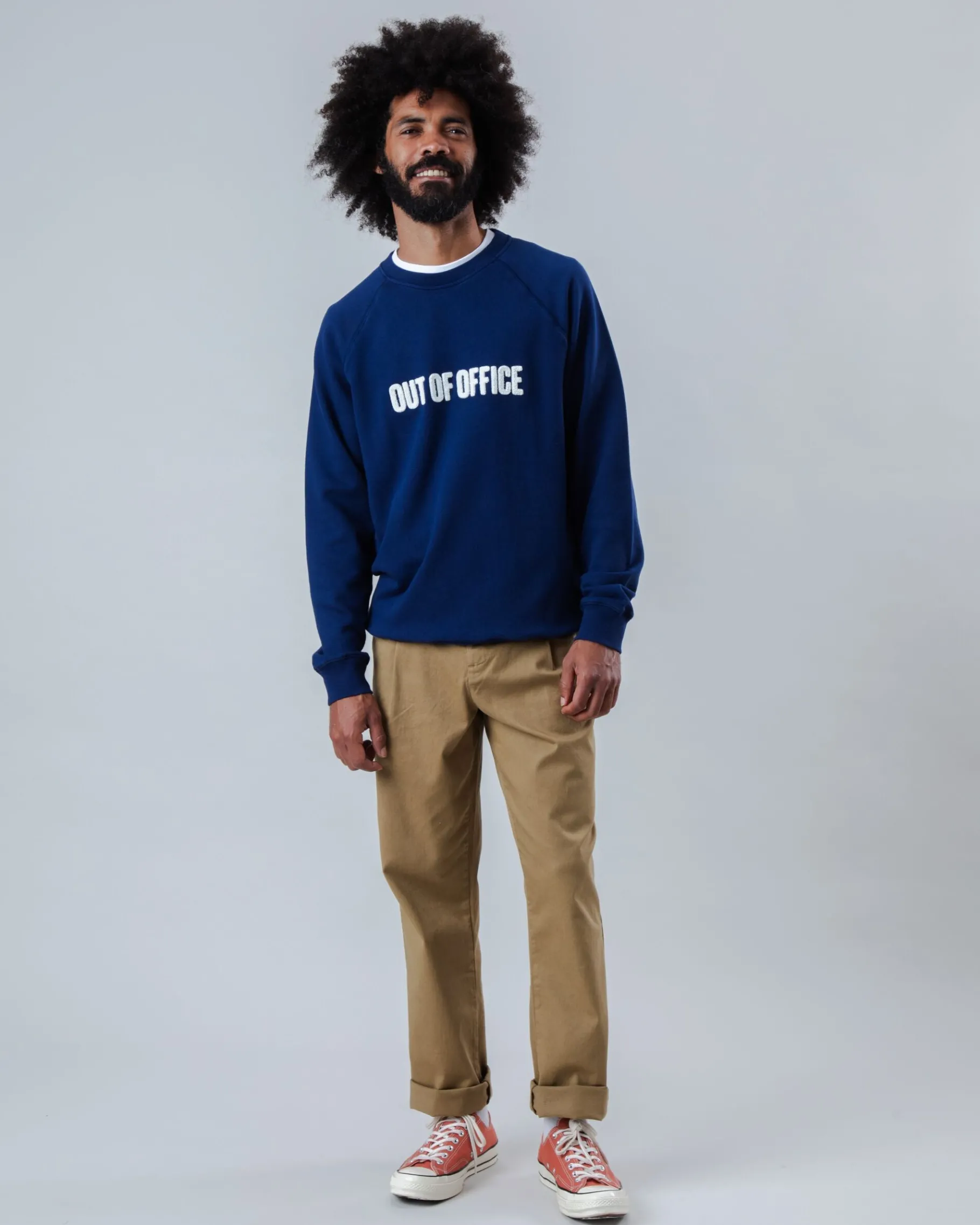 Out of Office Sweatshirt Navy-Brava Fabrics Cheap