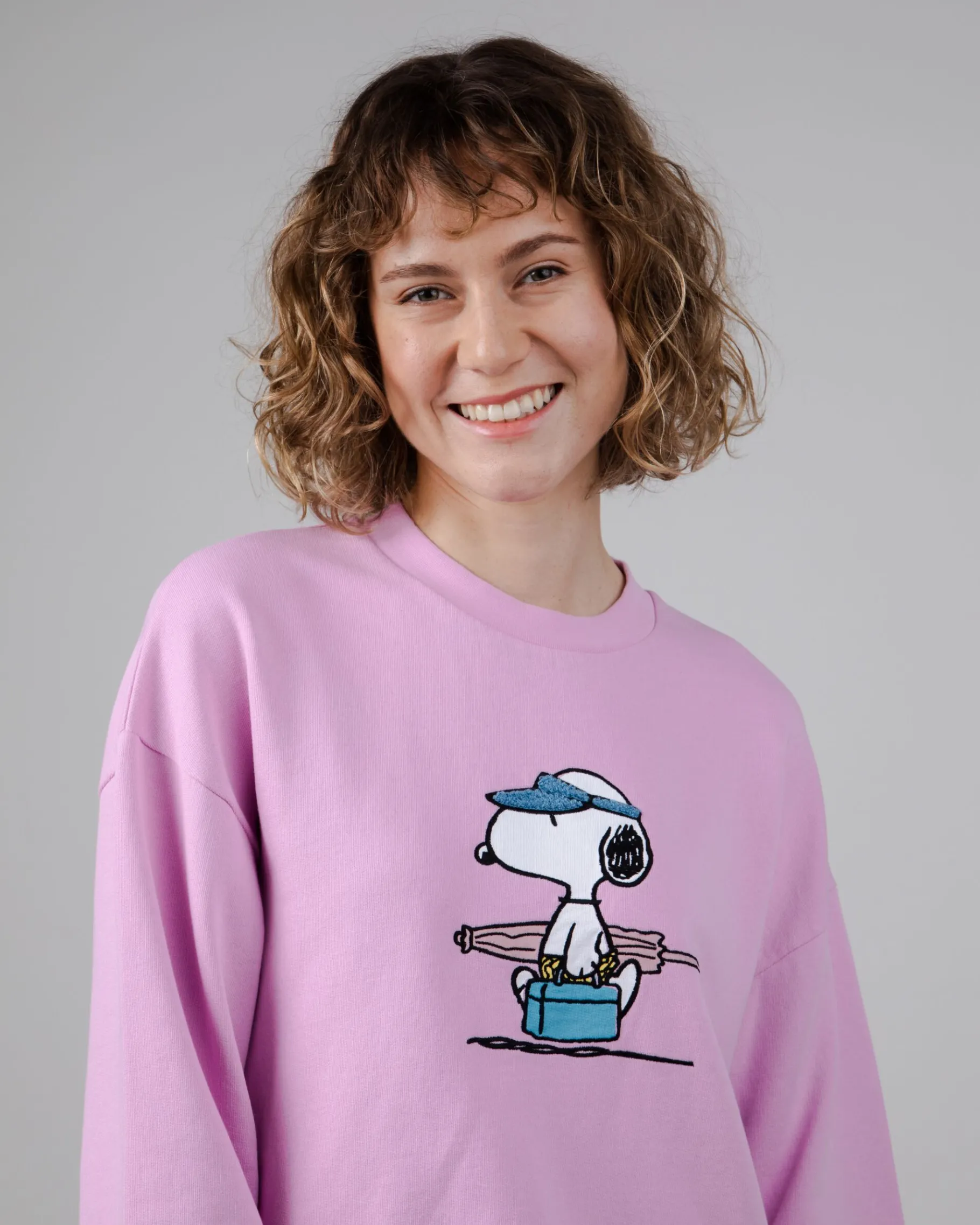 Peanuts Beach Sweatshirt Flieder-Brava Fabrics Store