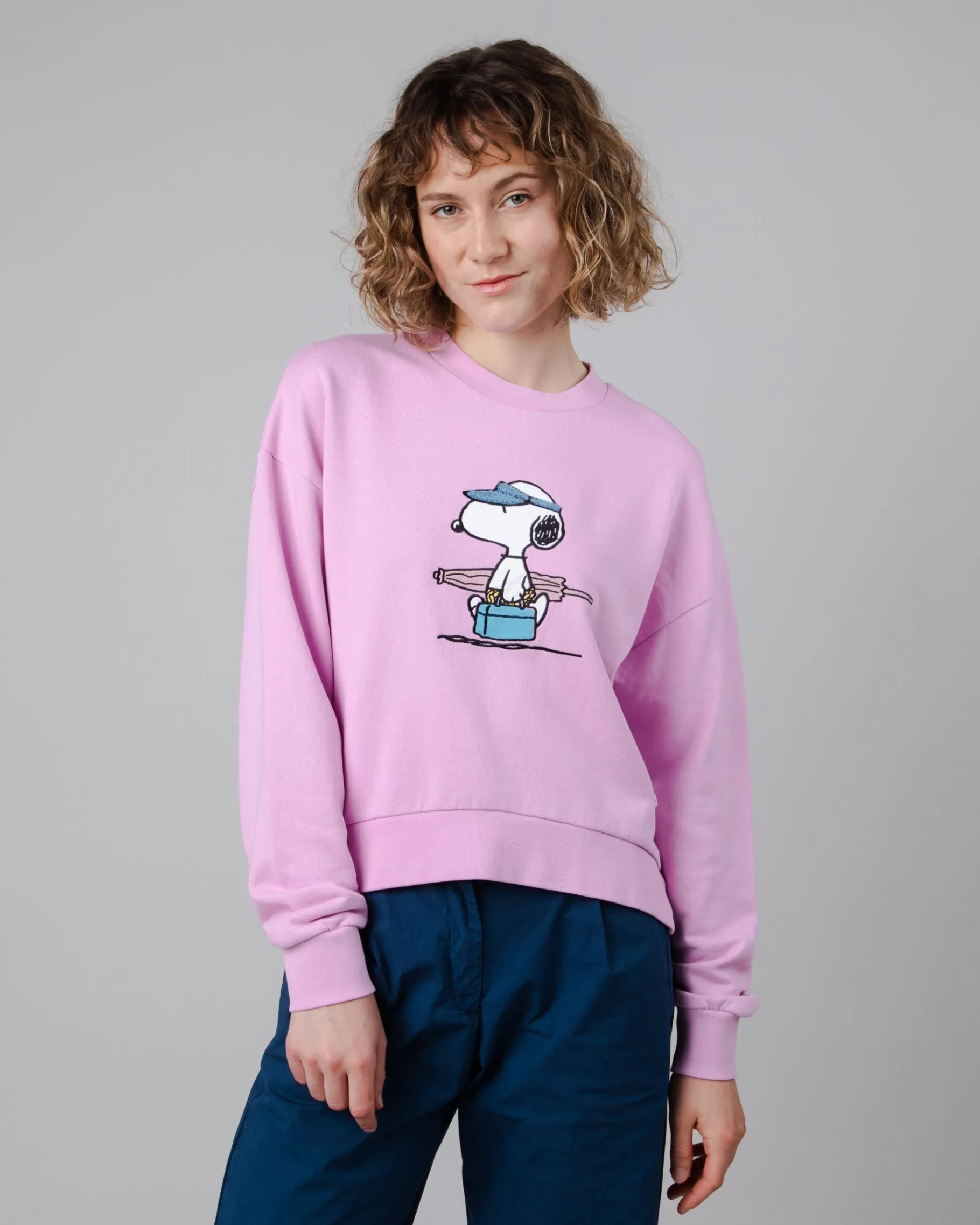 Peanuts Beach Sweatshirt Flieder-Brava Fabrics Store