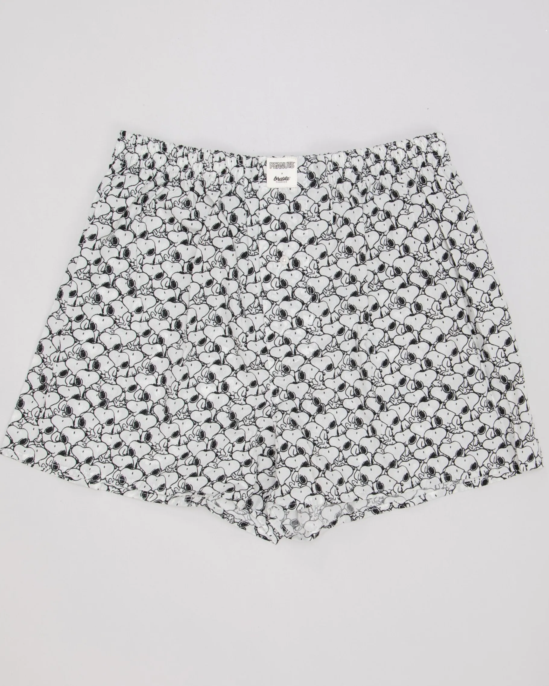 Peanuts B&W Baumwoll-Boxershorts Ecru-Brava Fabrics Clearance