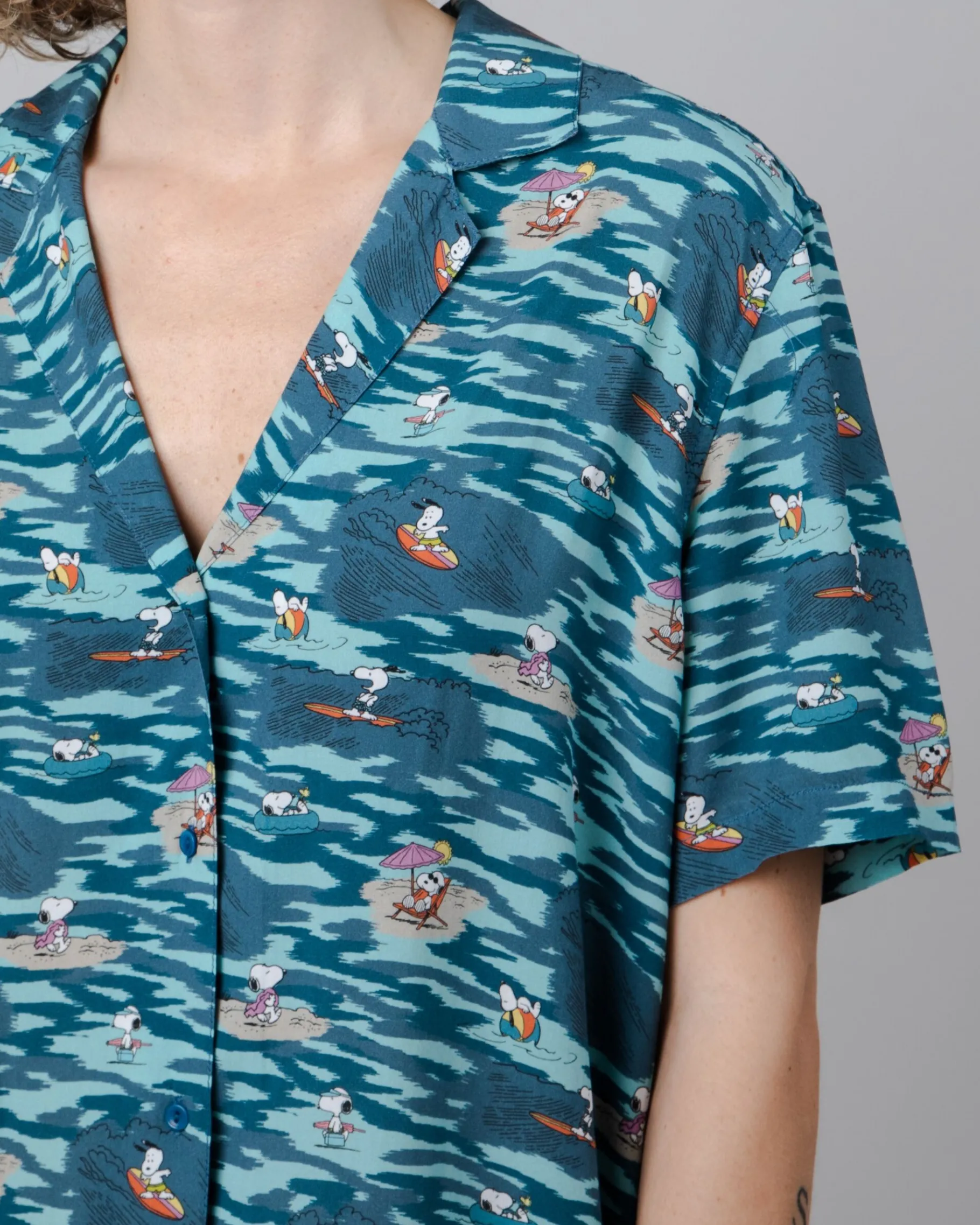 Peanuts Coast Aloha Bluse Ozean-Brava Fabrics Flash Sale