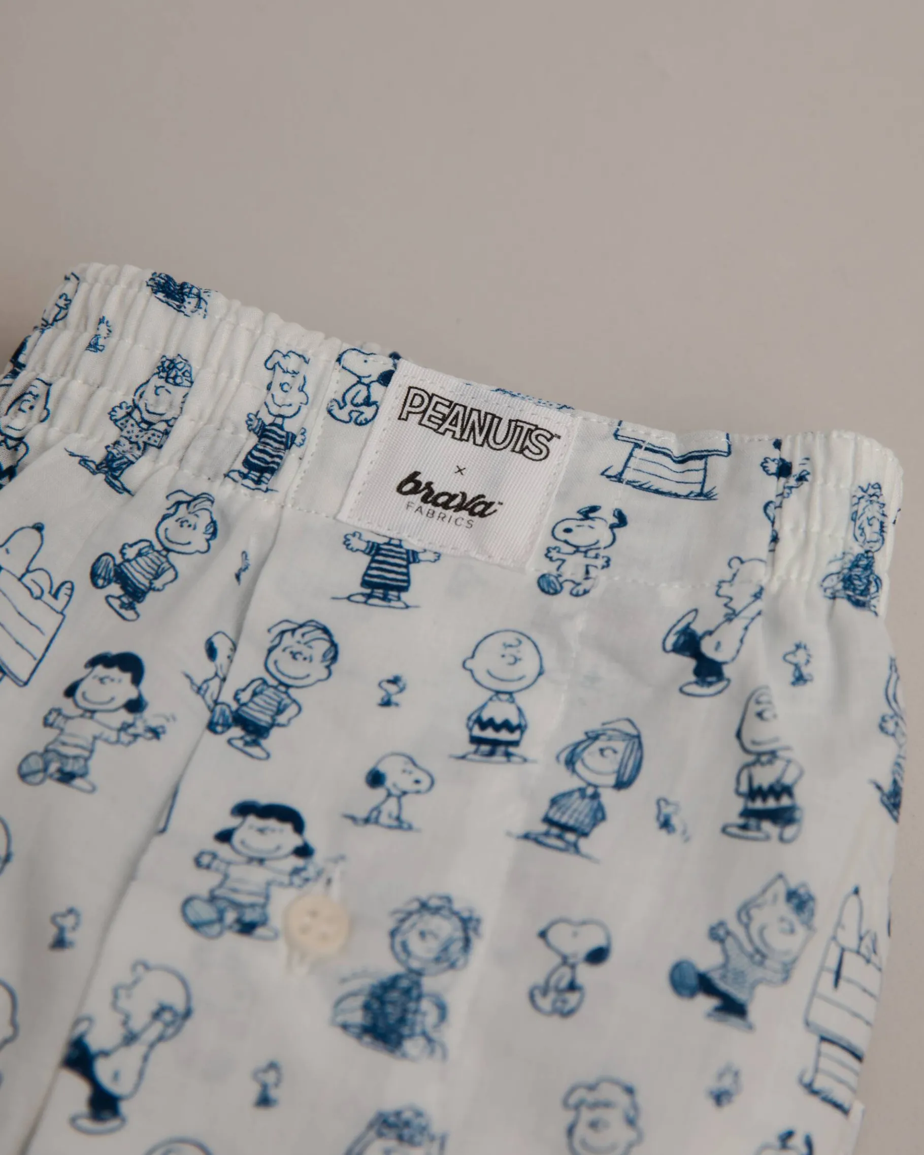 Peanuts Friends Forever Boxershorts White-Brava Fabrics Shop