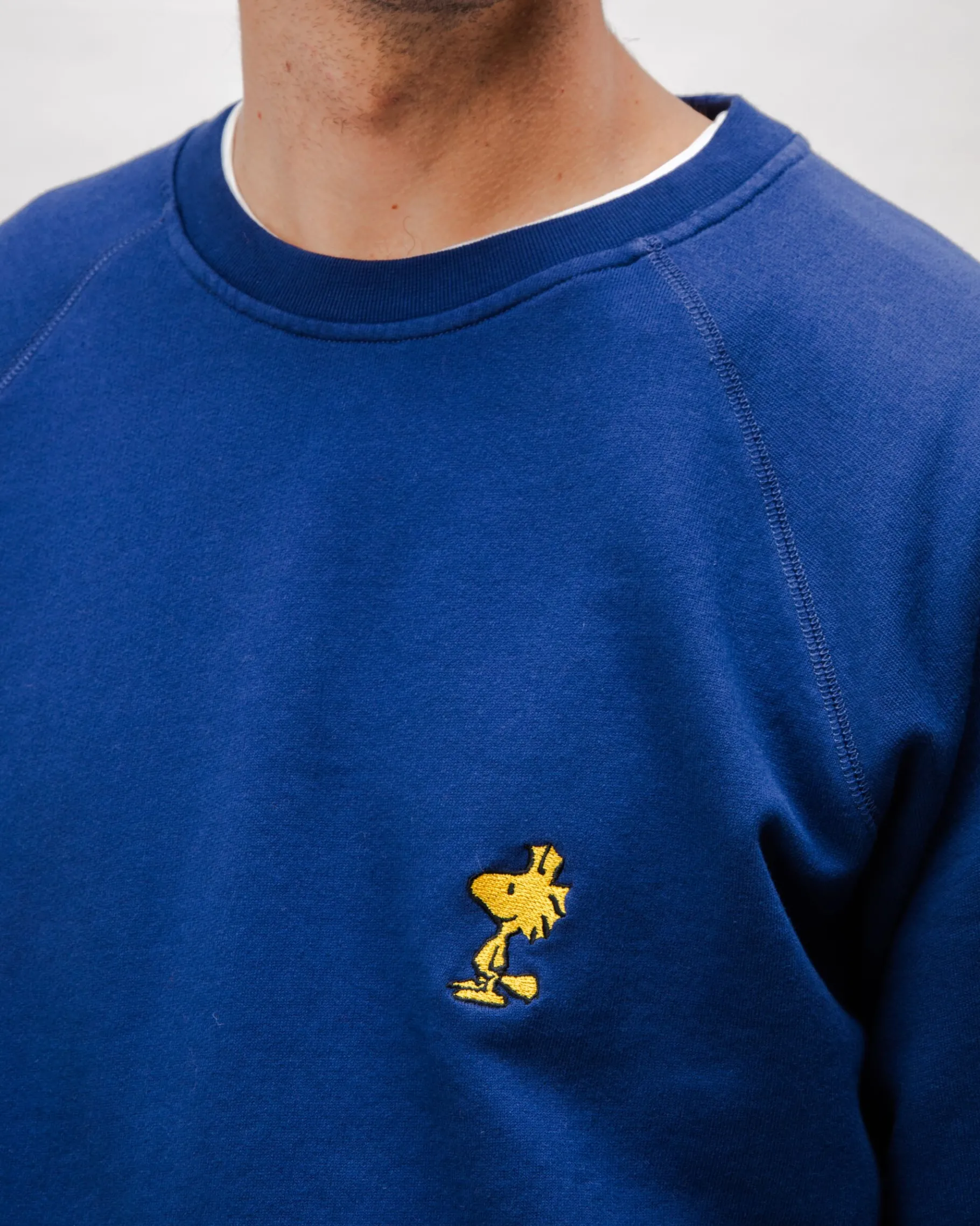 Peanuts Woodstock Baumwoll-Sweatshirt Marine-Brava Fabrics Fashion