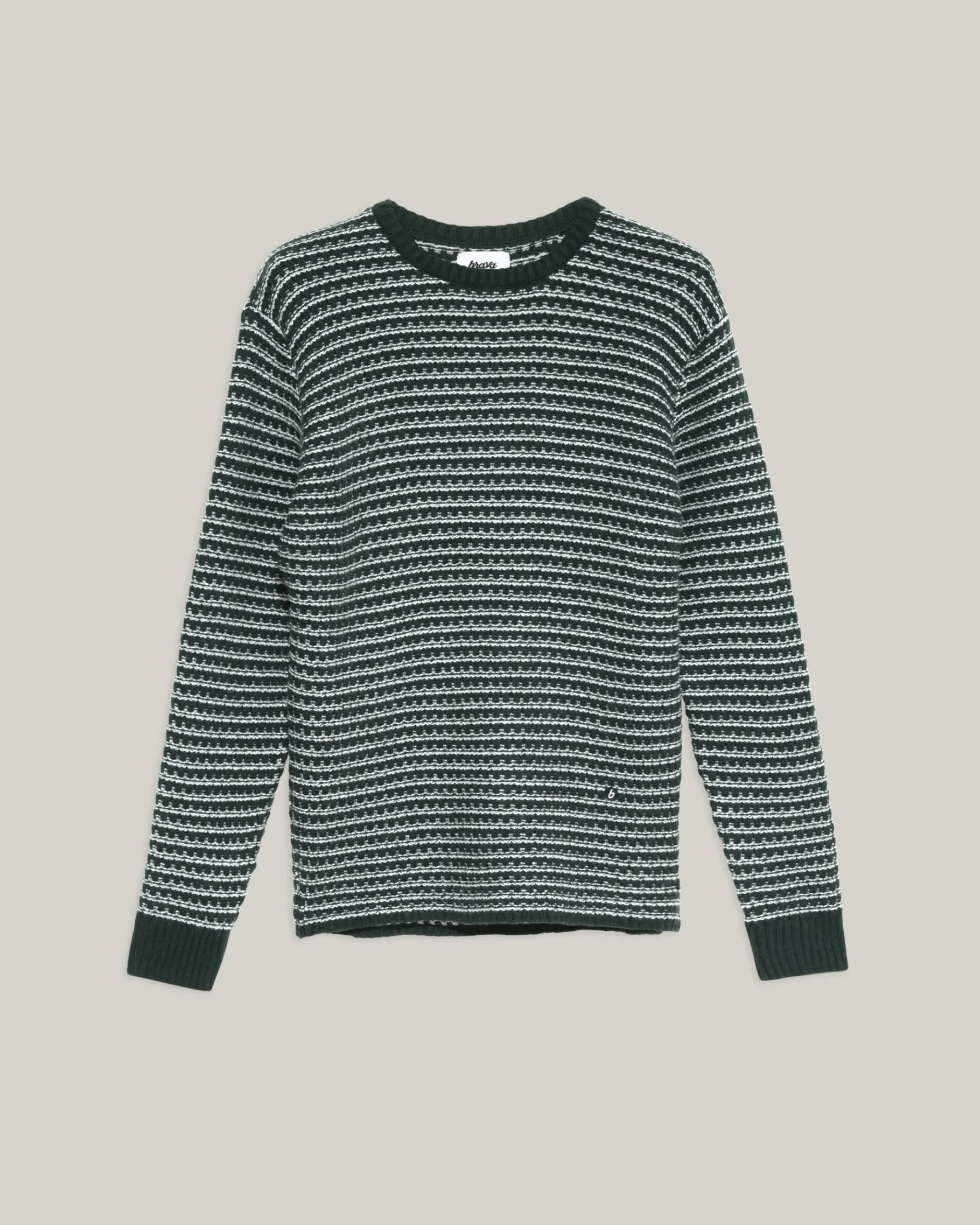 Stripes Pullover Dark Green-Brava Fabrics Shop