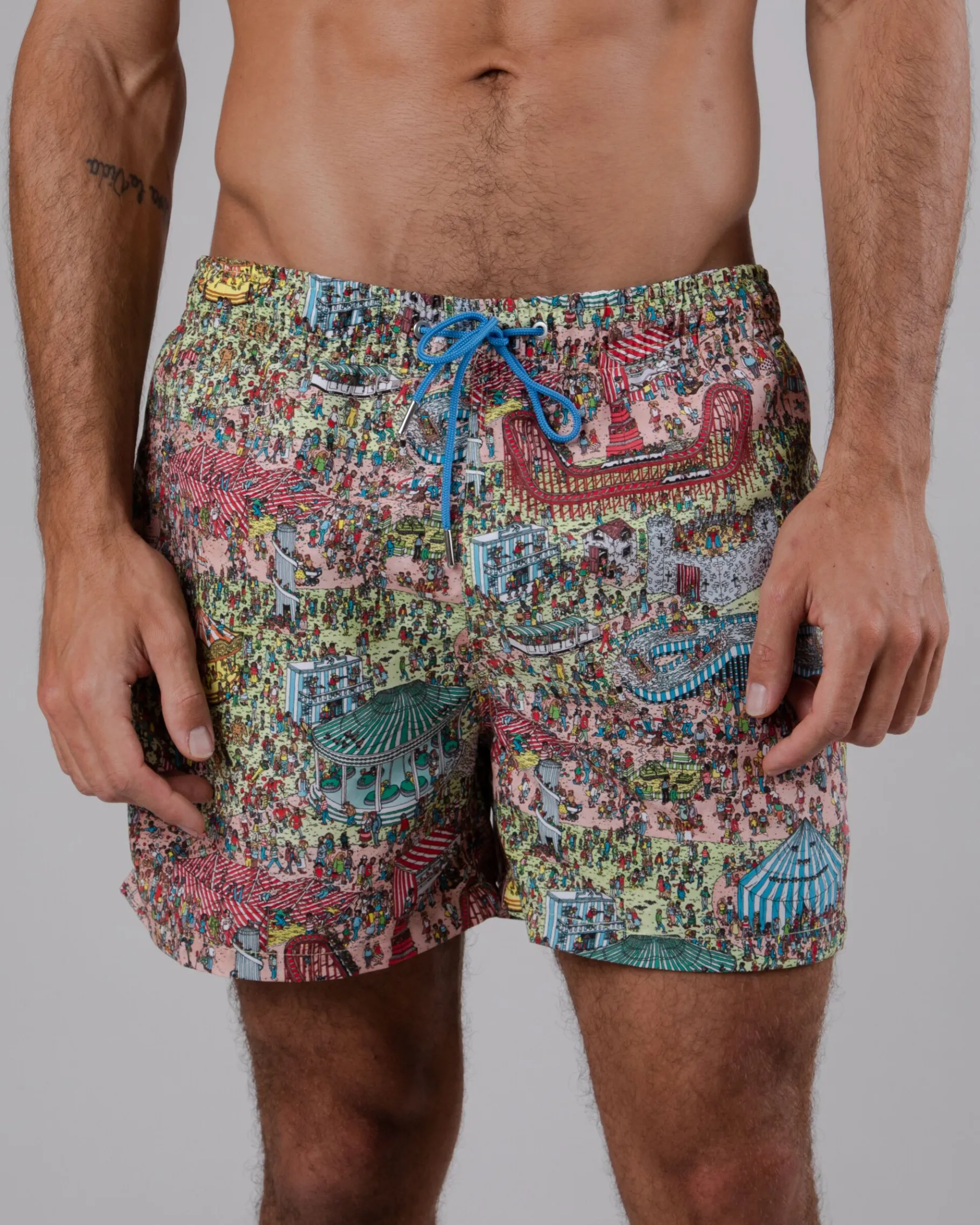 Where's Wally Fairground Badehose Mehrfarbig-Brava Fabrics Best