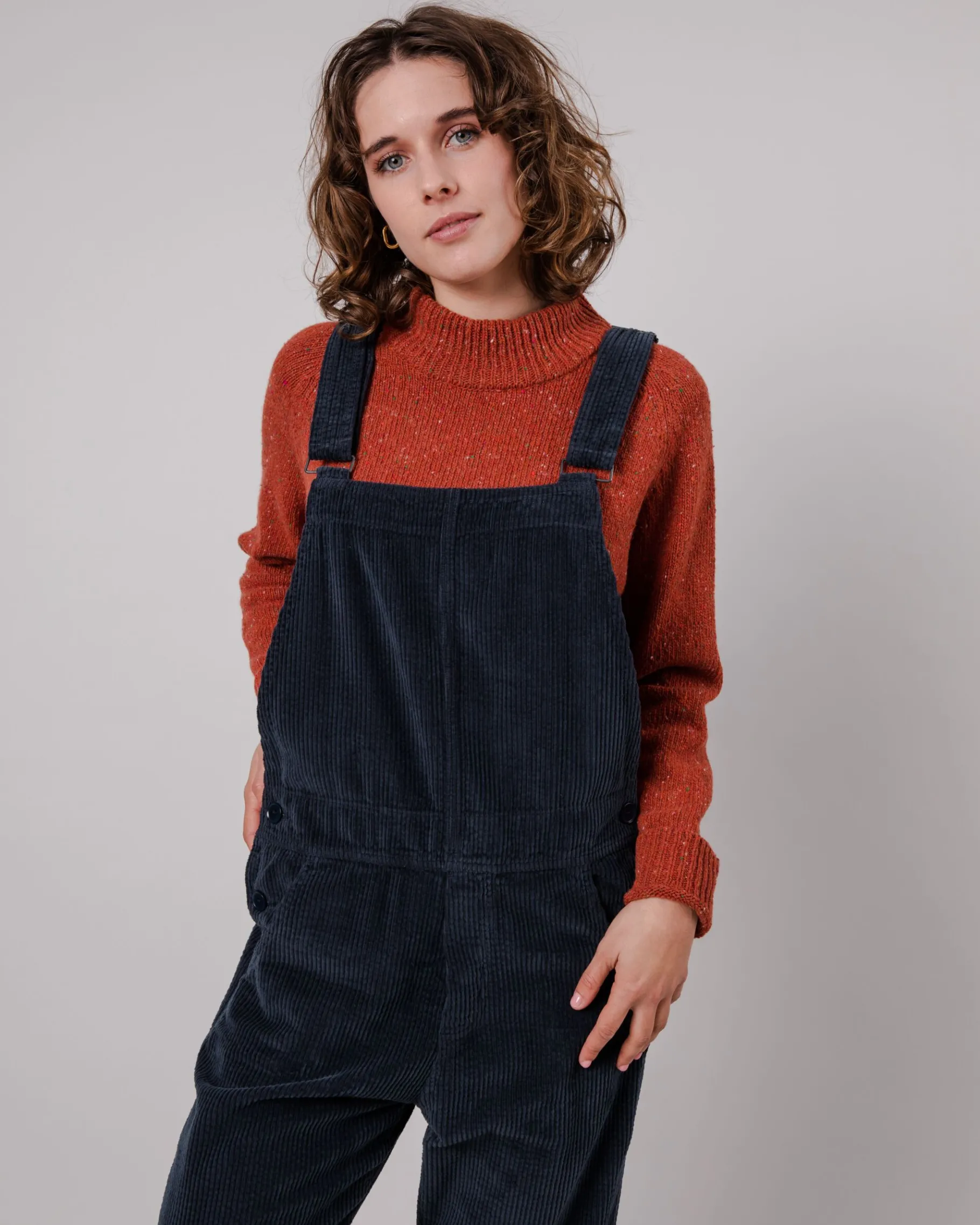 Workwear Cord-Overall Navy-Brava Fabrics Outlet