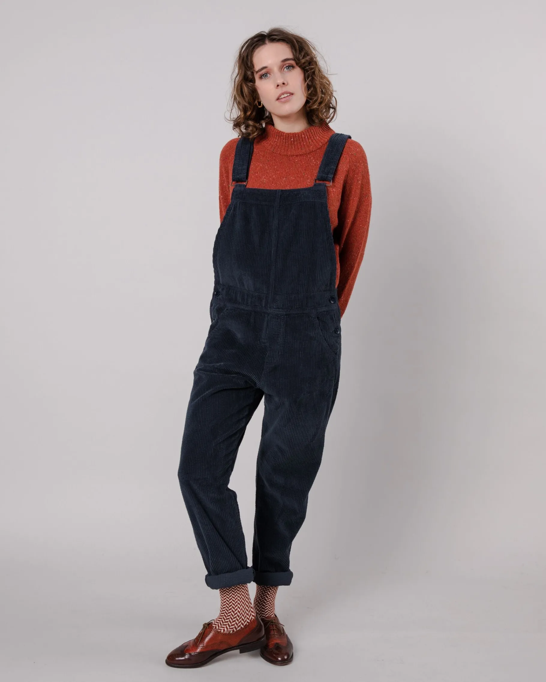 Workwear Cord-Overall Navy-Brava Fabrics Outlet