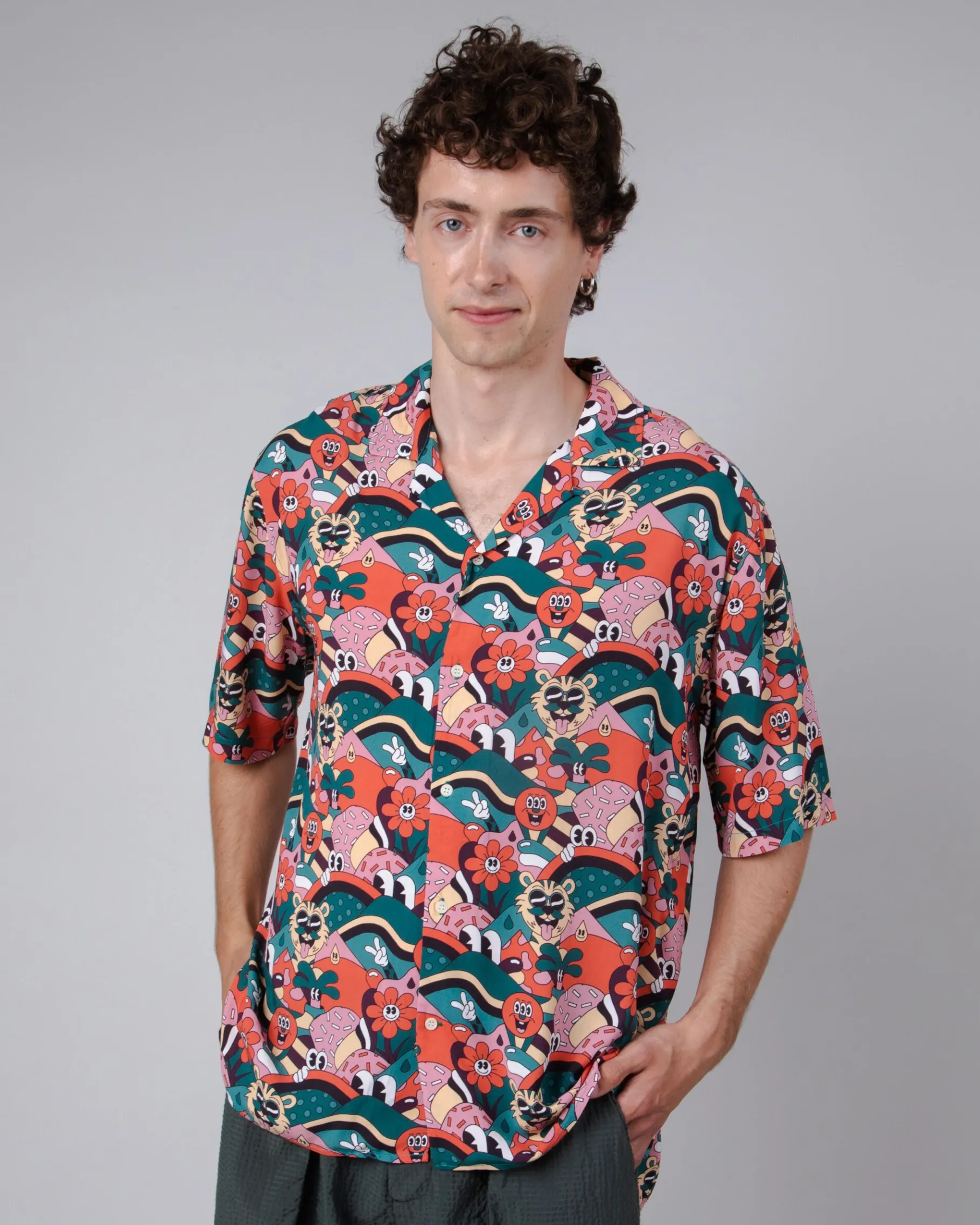 Yeye Weller Aloha Shirt Mehrfarbig-Brava Fabrics Hot